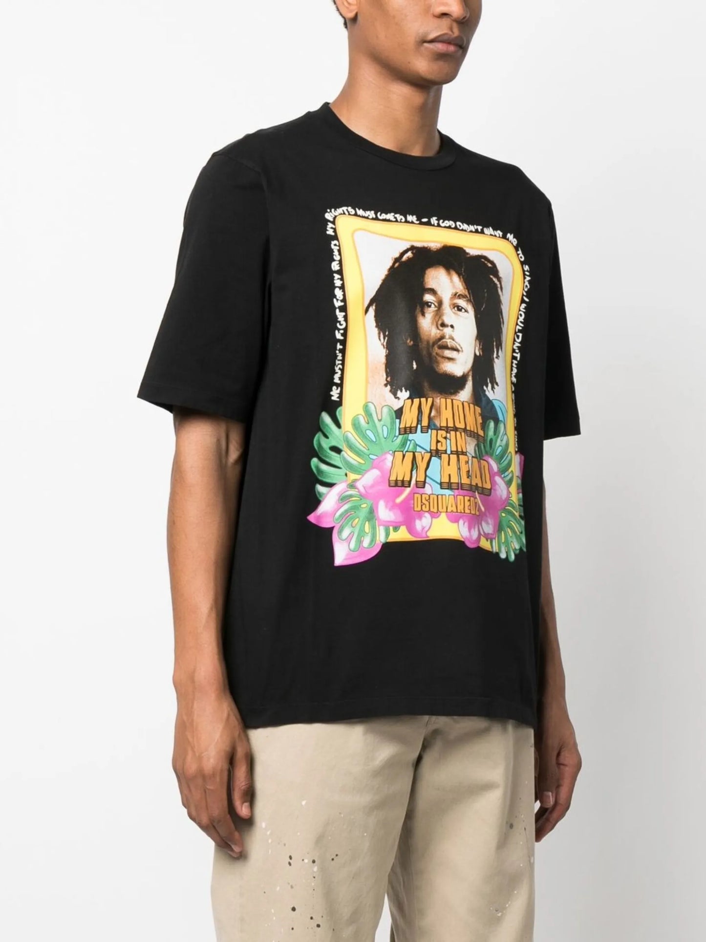 graphic-print crew-neck T-shirt