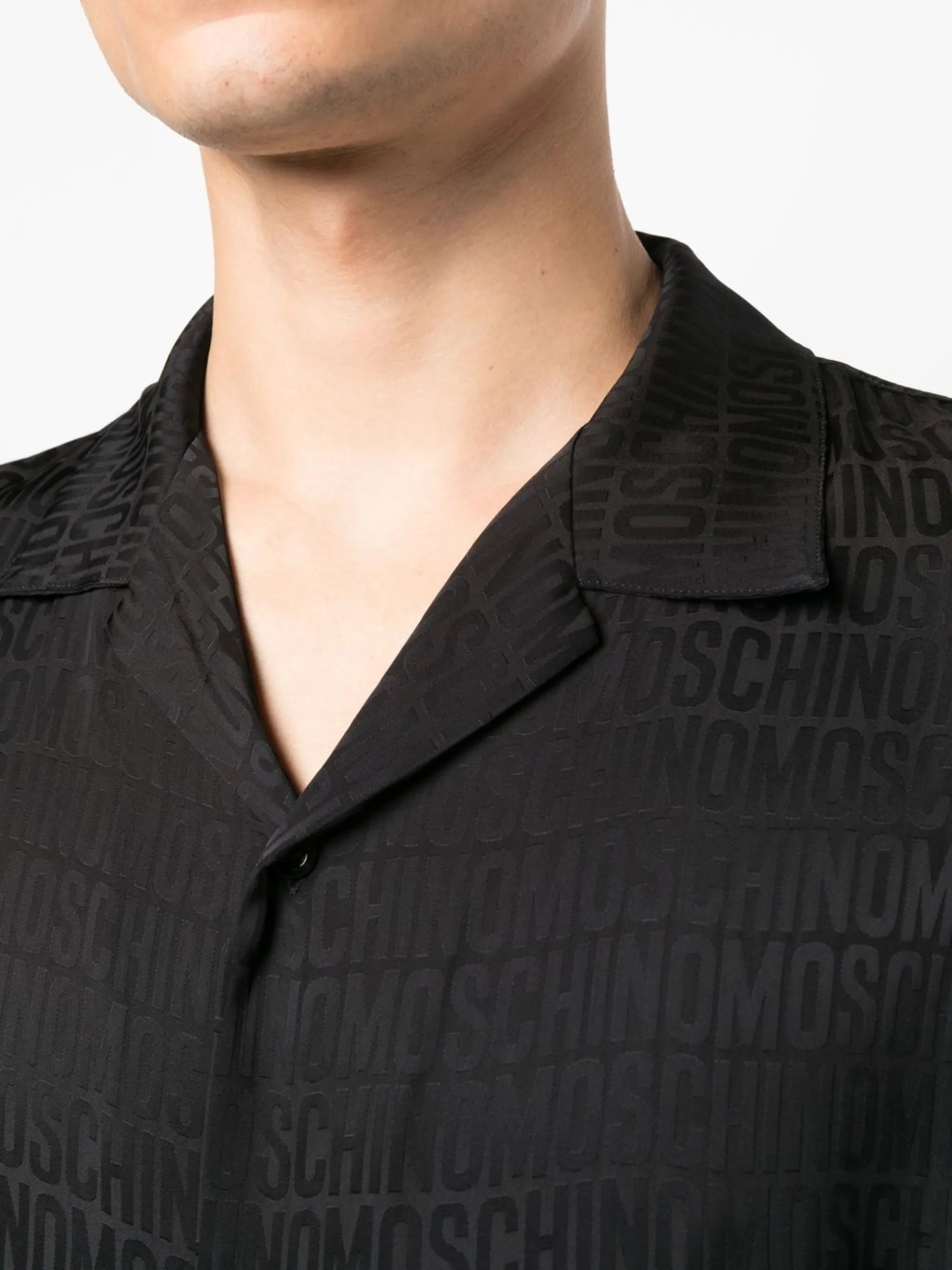 all-over logo-print shirt