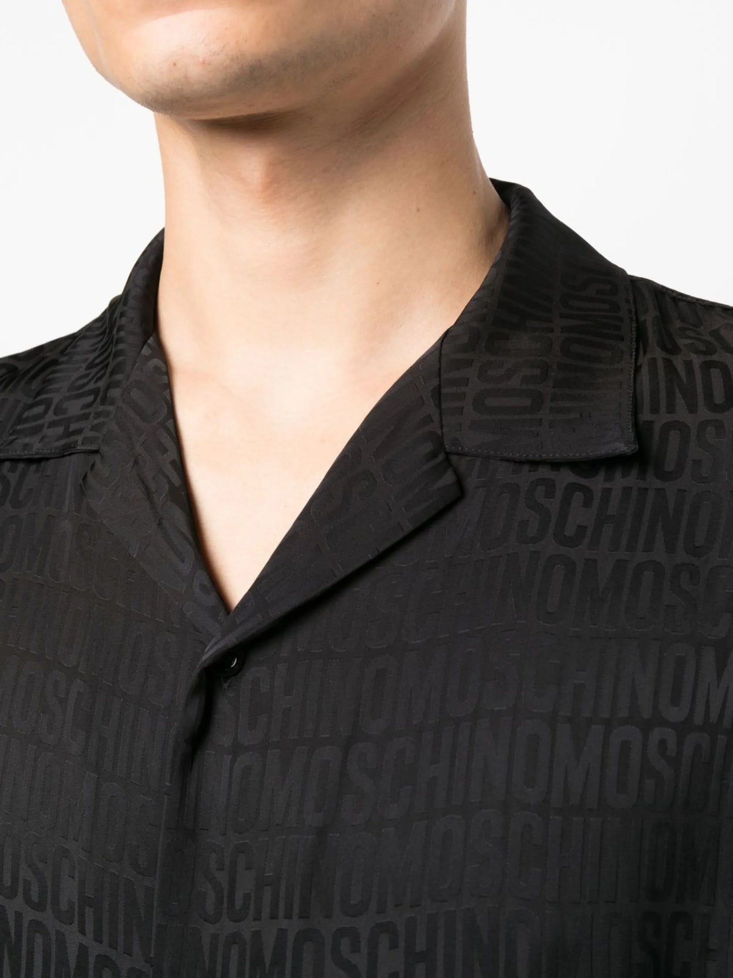 all-over logo-print shirt