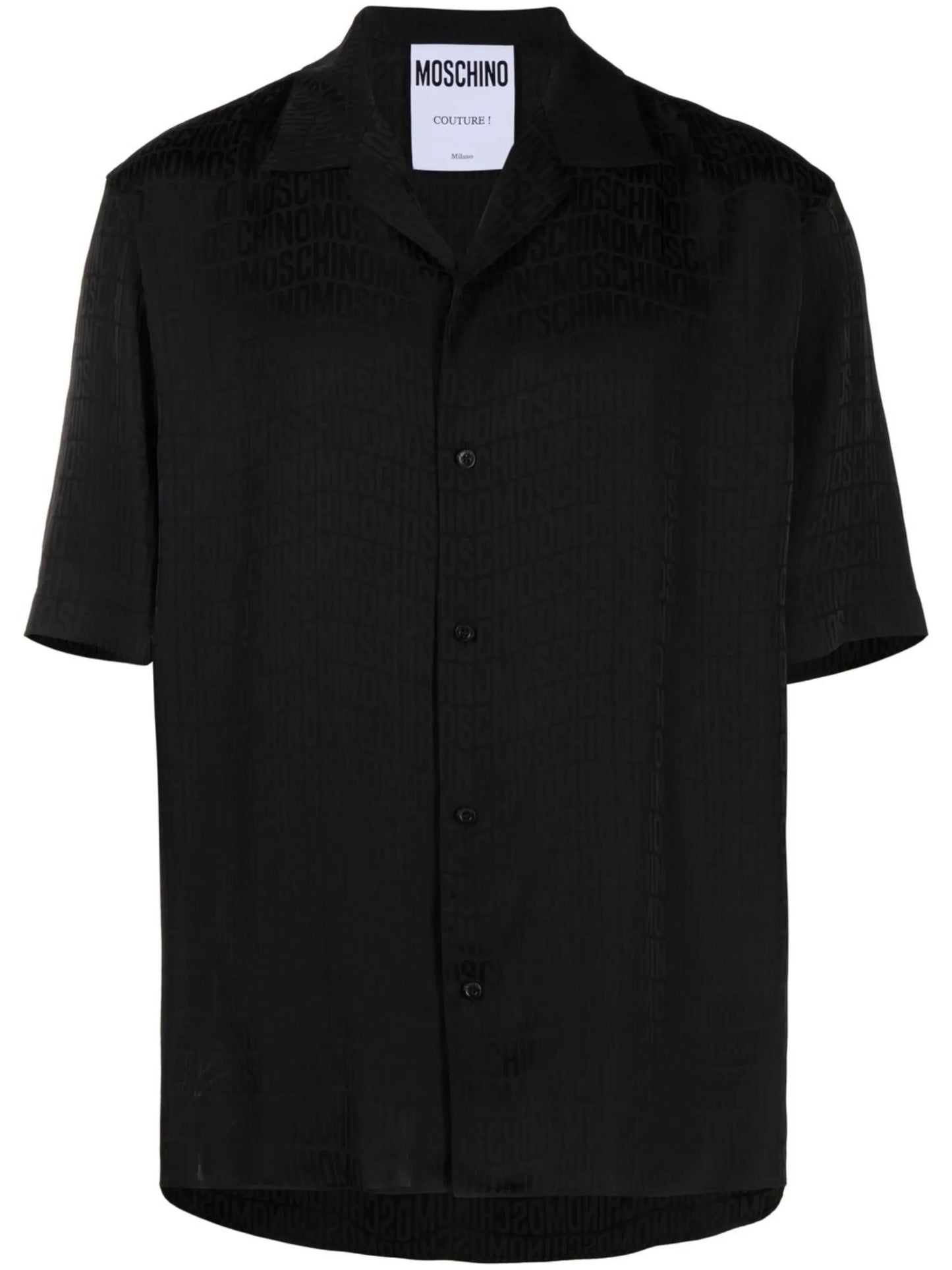 all-over logo-print shirt