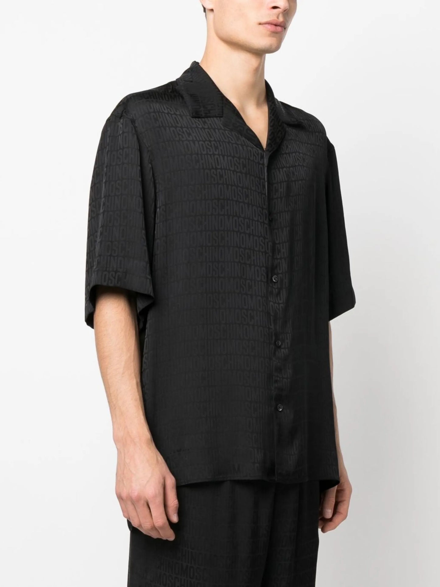 all-over logo-print shirt