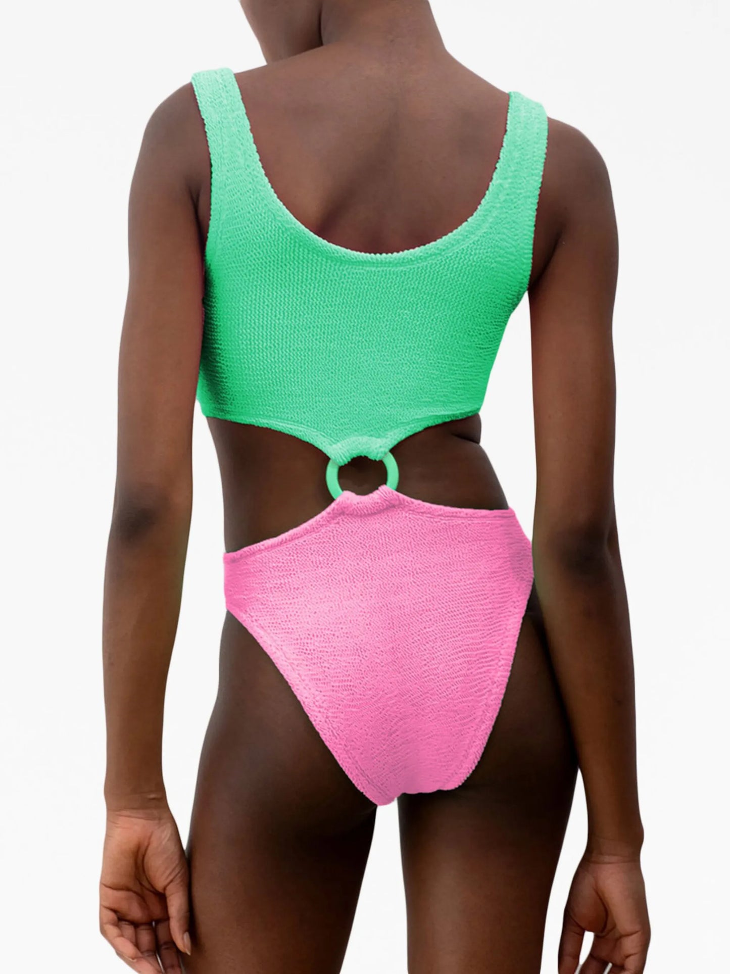 Paige cut-out-detail swimsuit