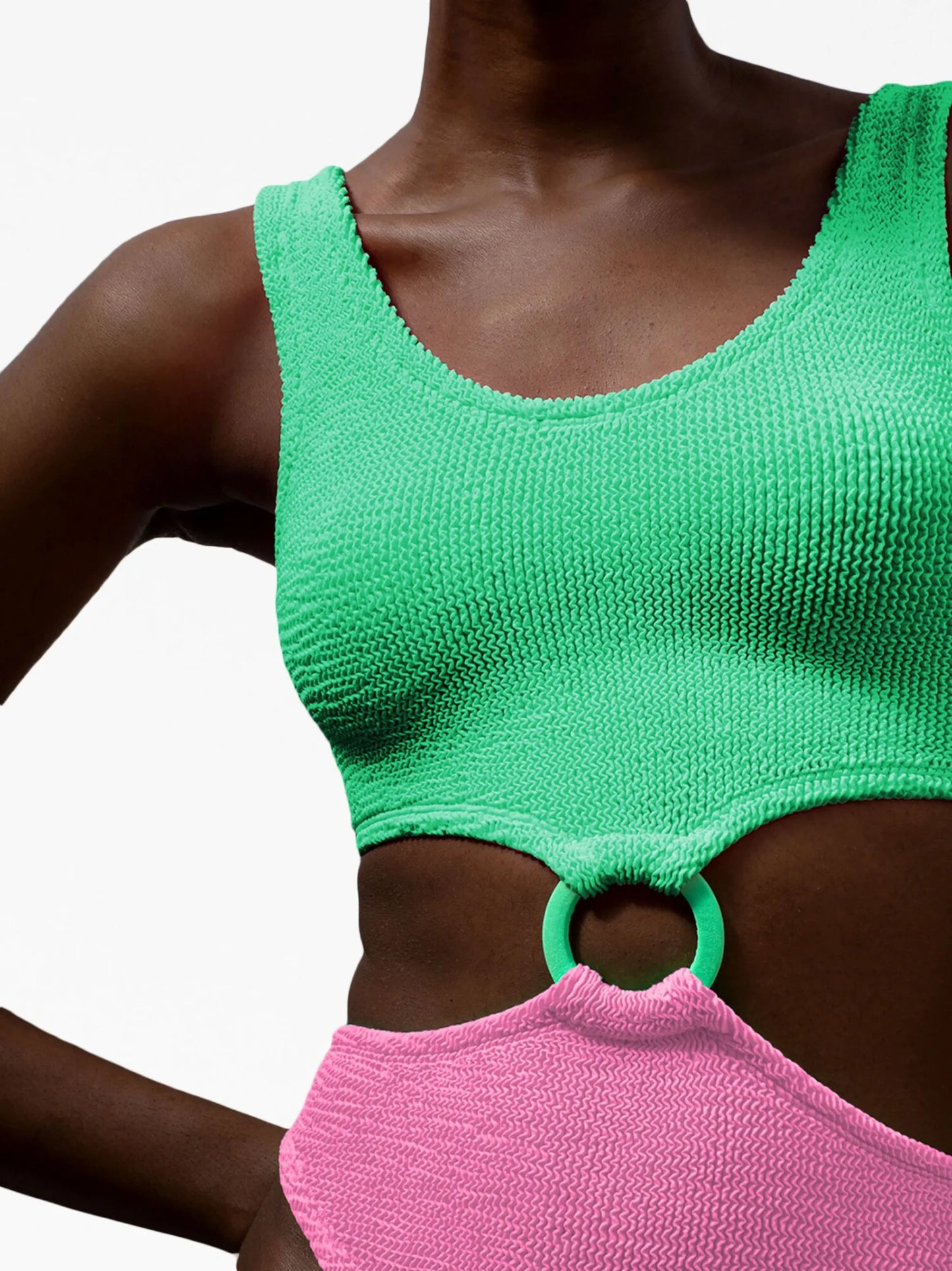 Paige cut-out-detail swimsuit