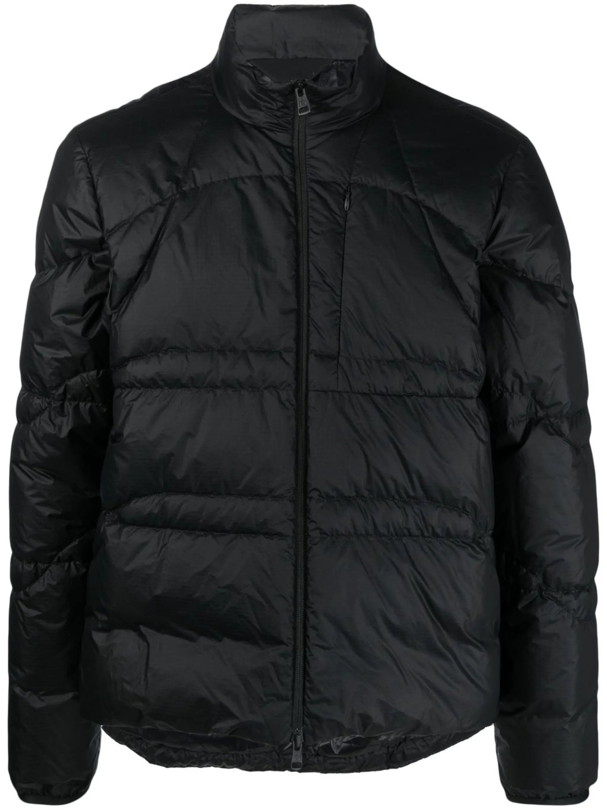 high-neck padded down jacket