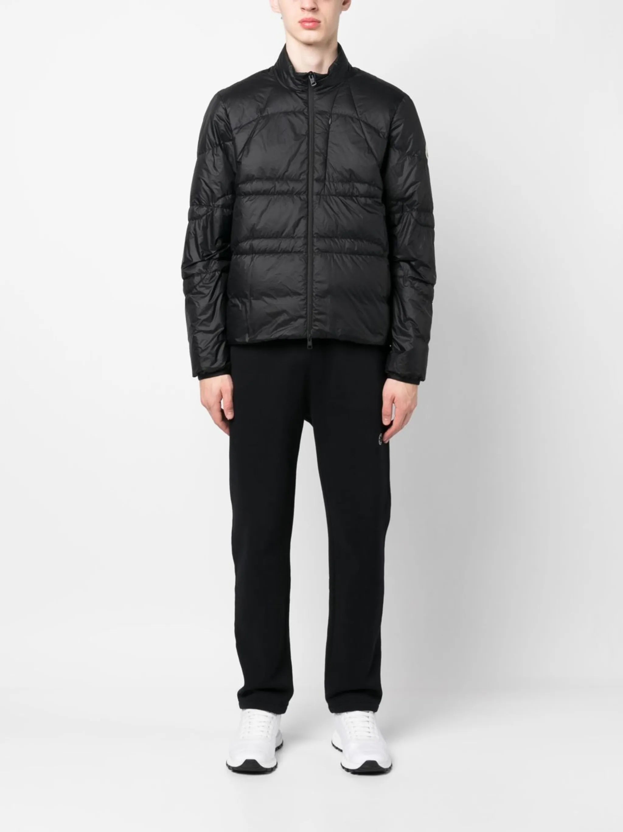 high-neck padded down jacket
