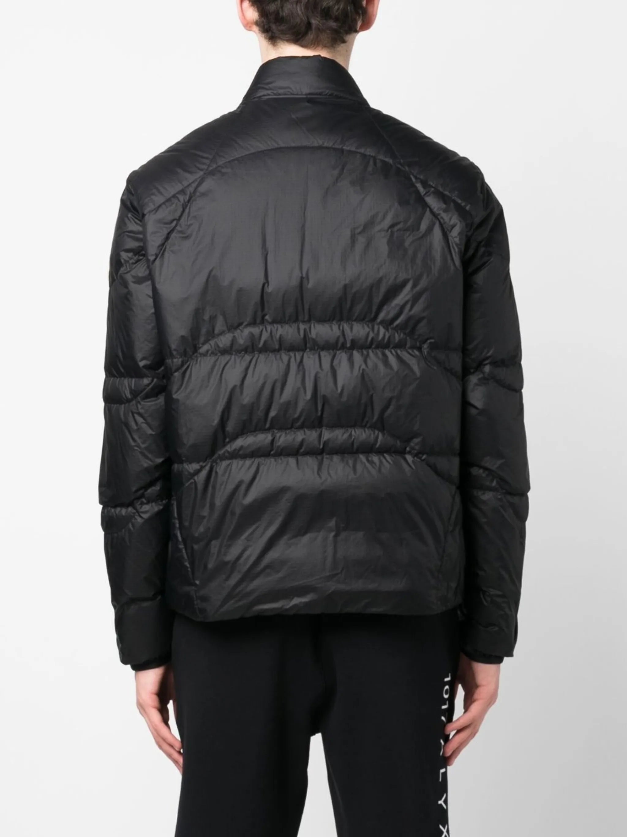 high-neck padded down jacket