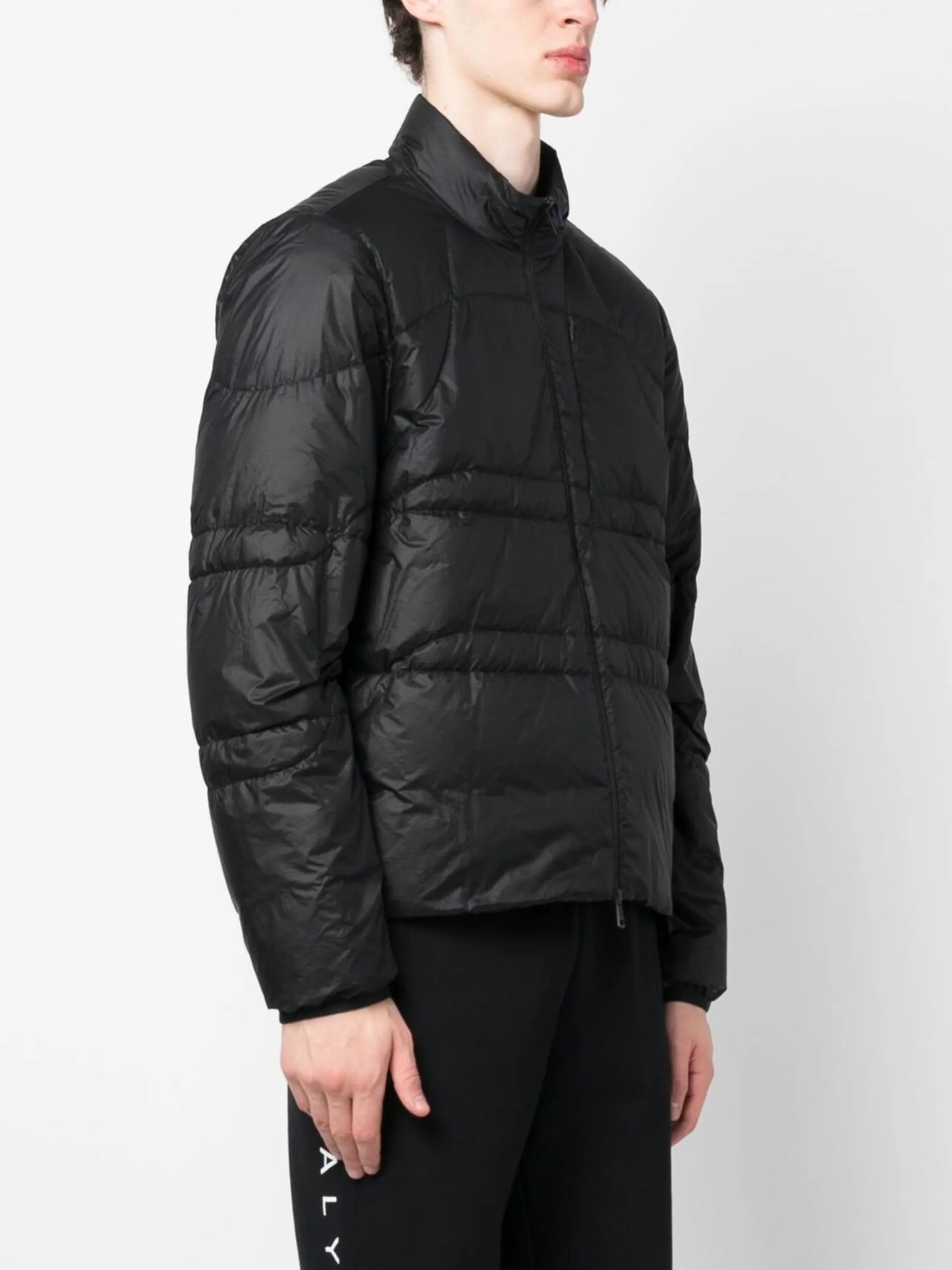 high-neck padded down jacket