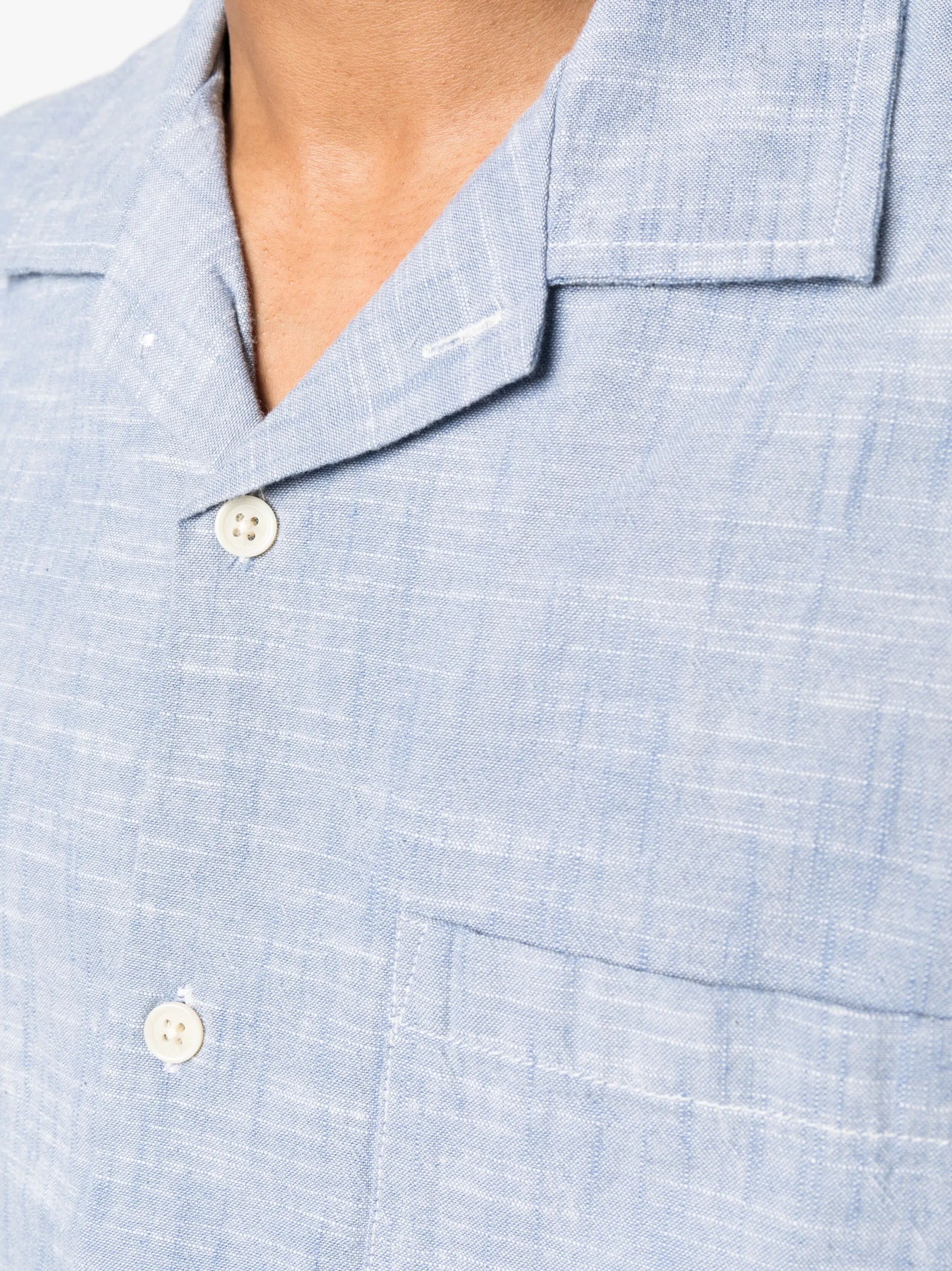 short-sleeve cotton shirt
