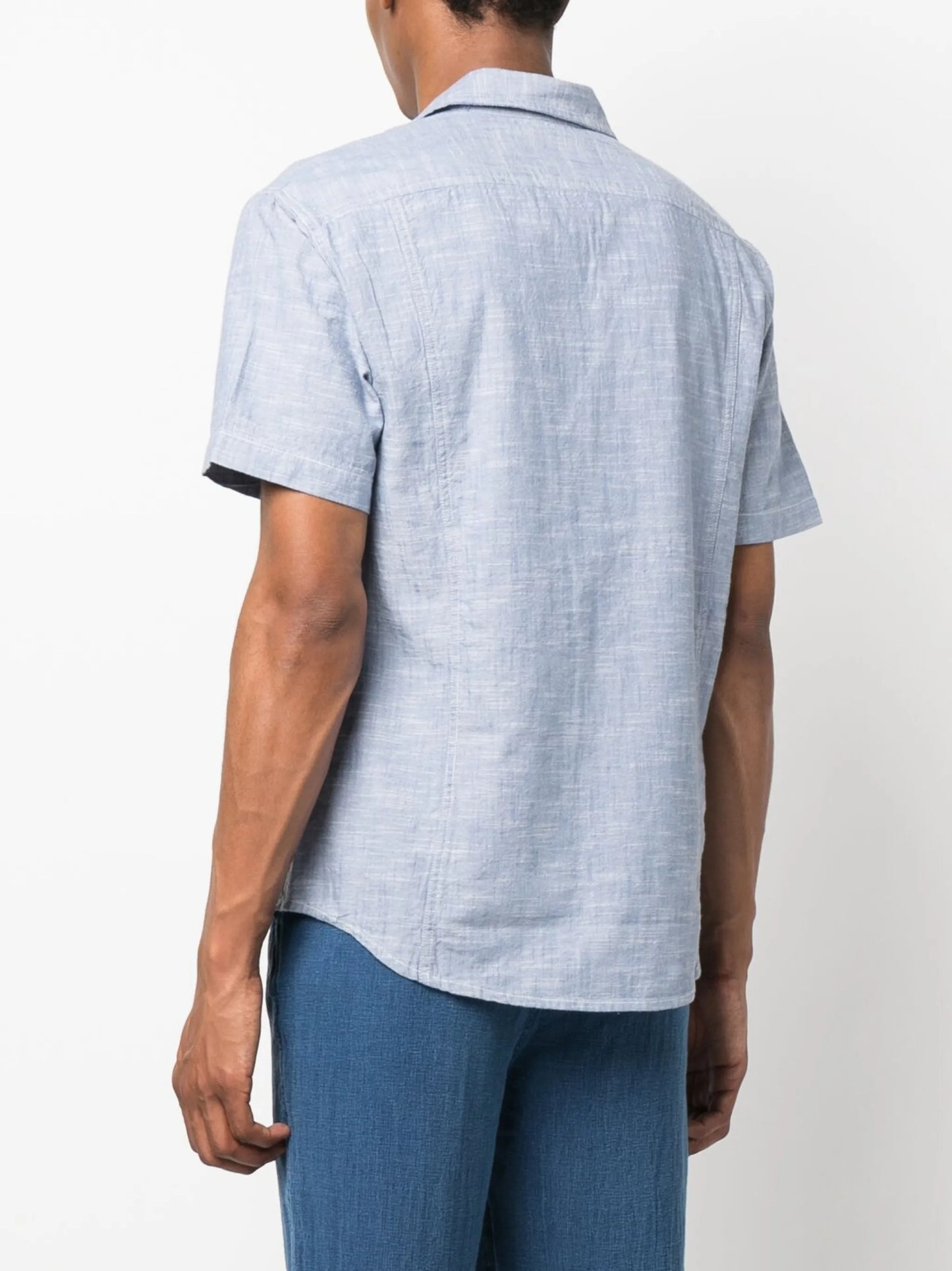 short-sleeve cotton shirt