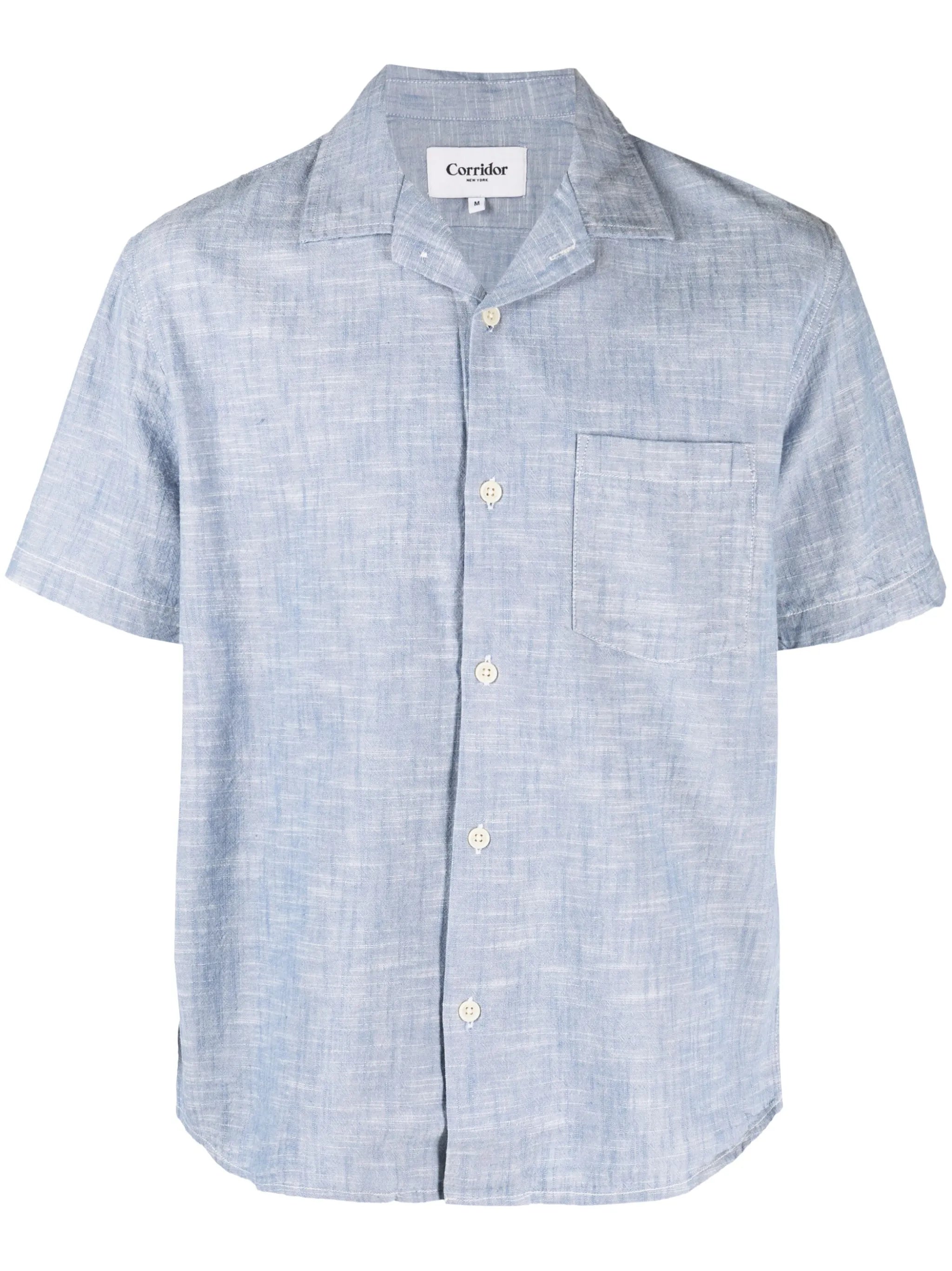 short-sleeve cotton shirt