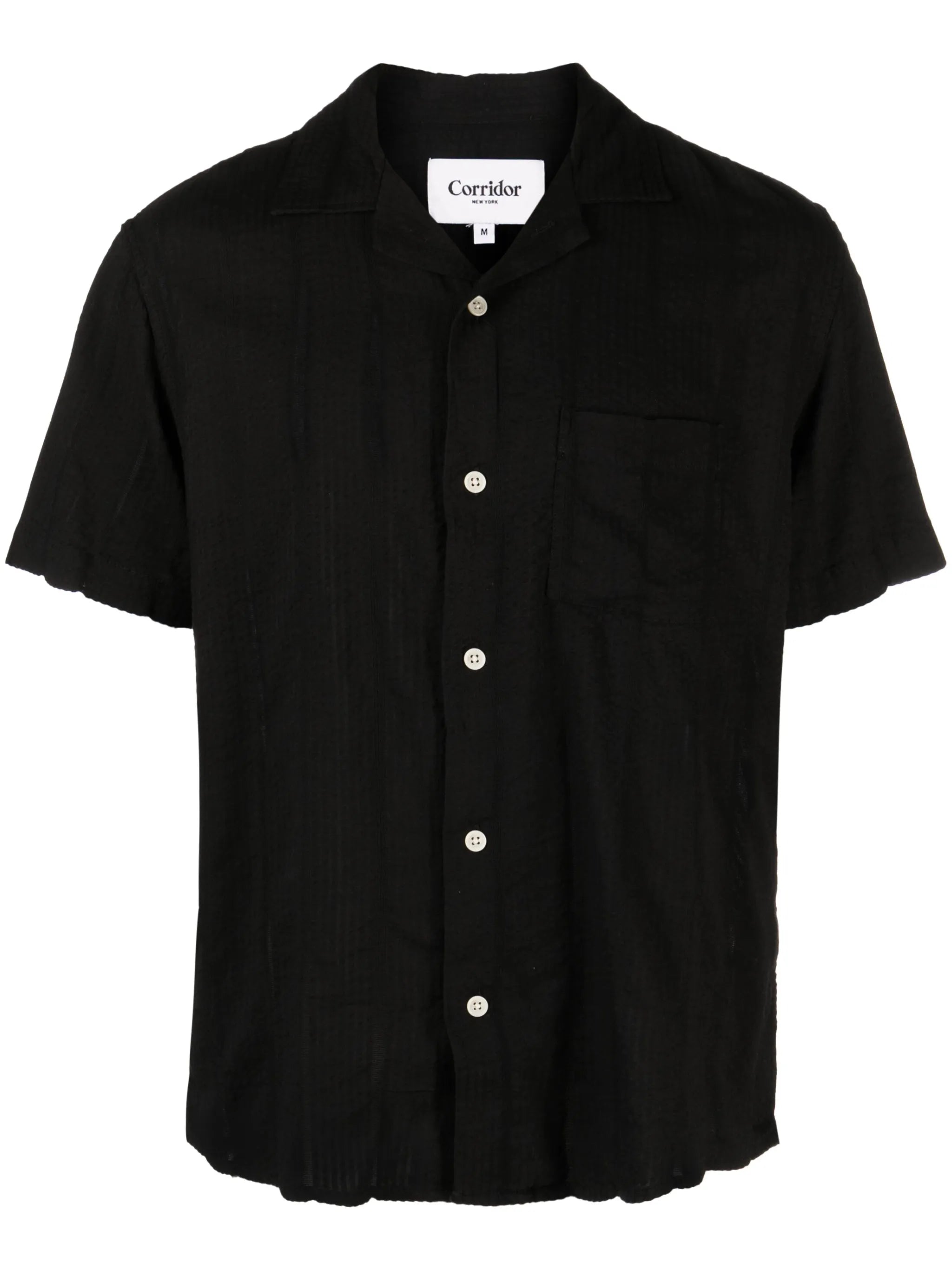 striped short-sleeve shirt