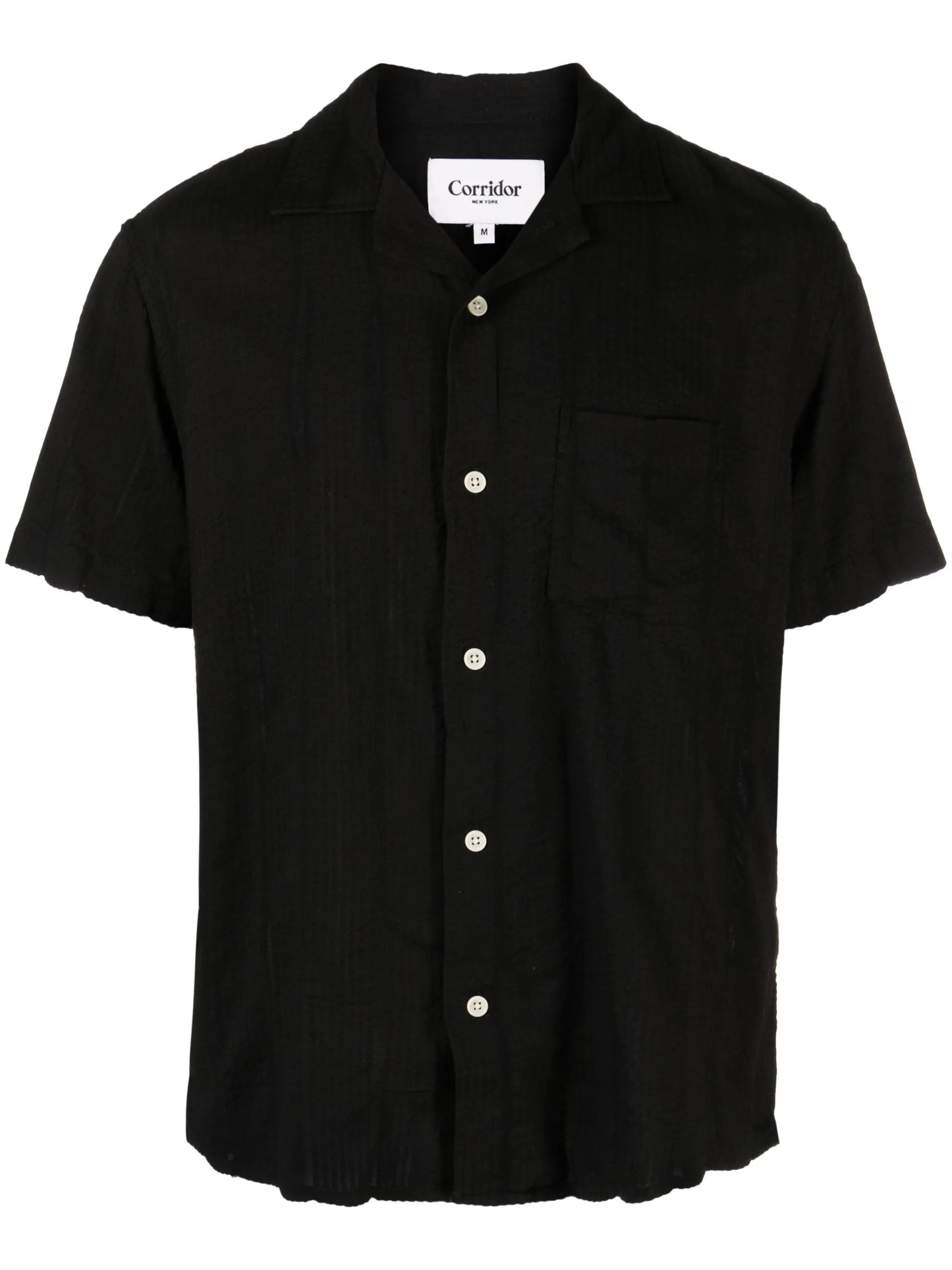 striped short-sleeve shirt