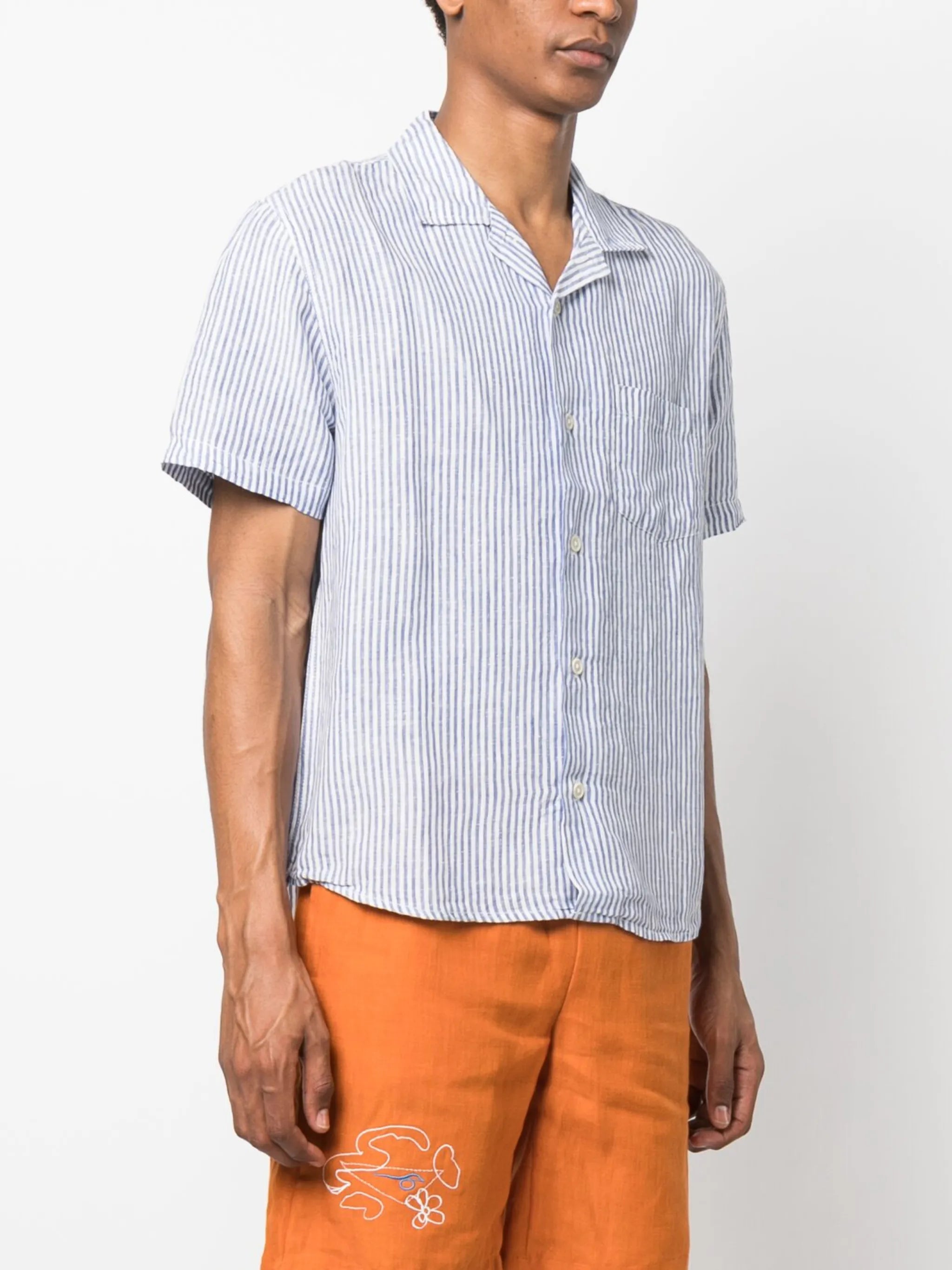 striped linen shirt