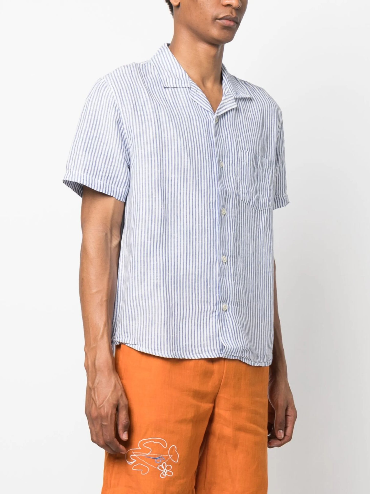 striped linen shirt