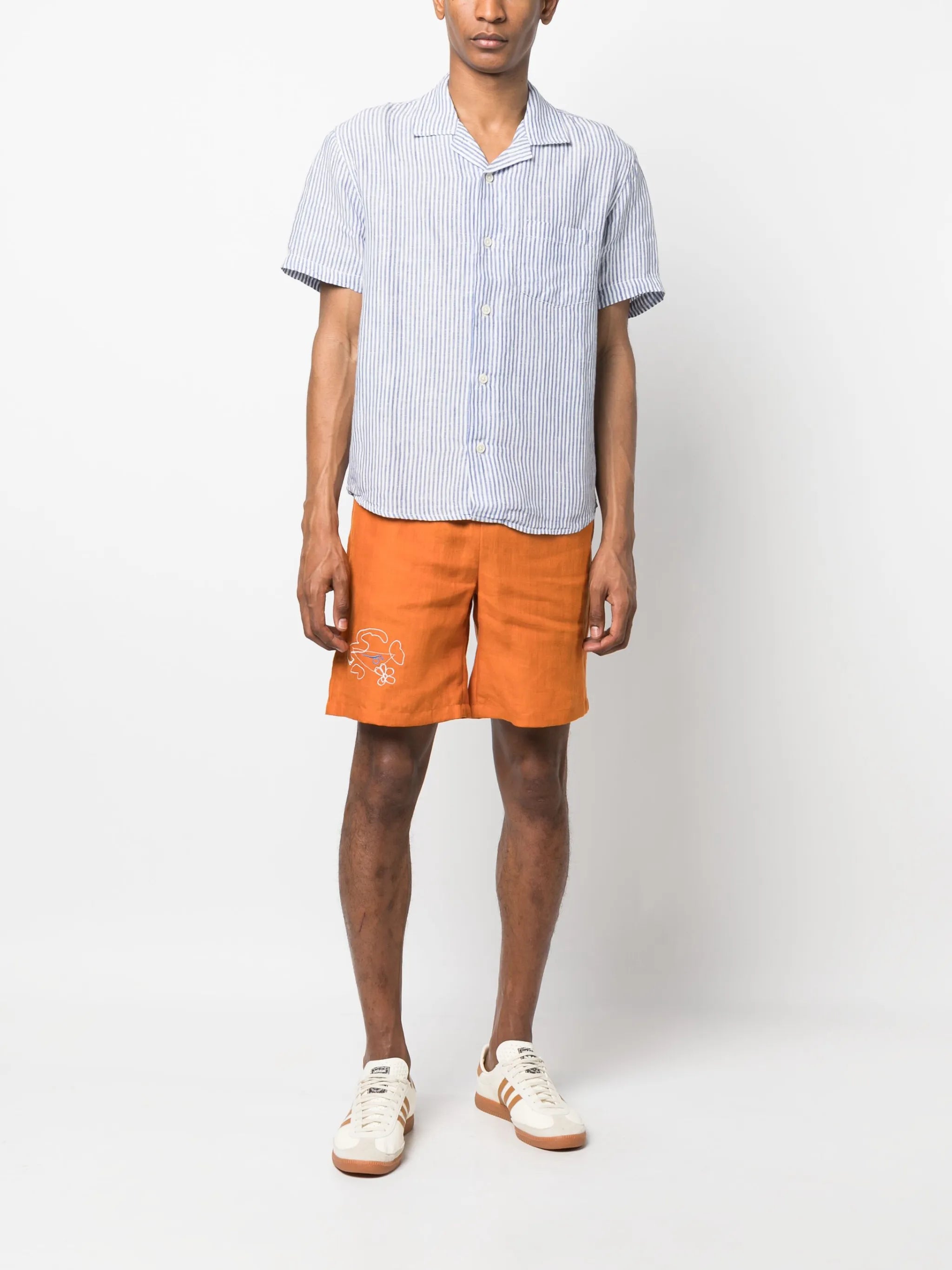 striped linen shirt