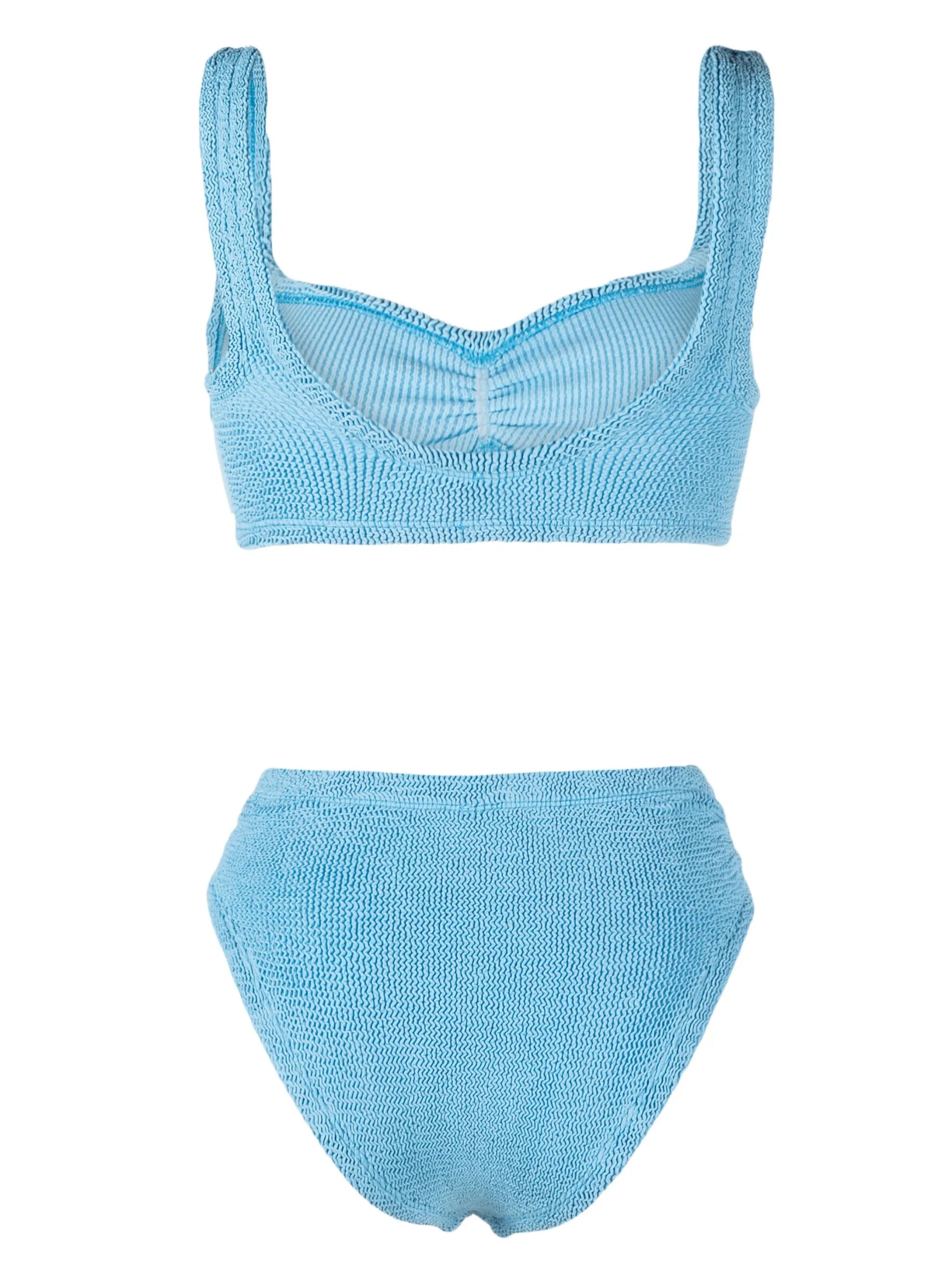 Taylor seersucker-texture bikini