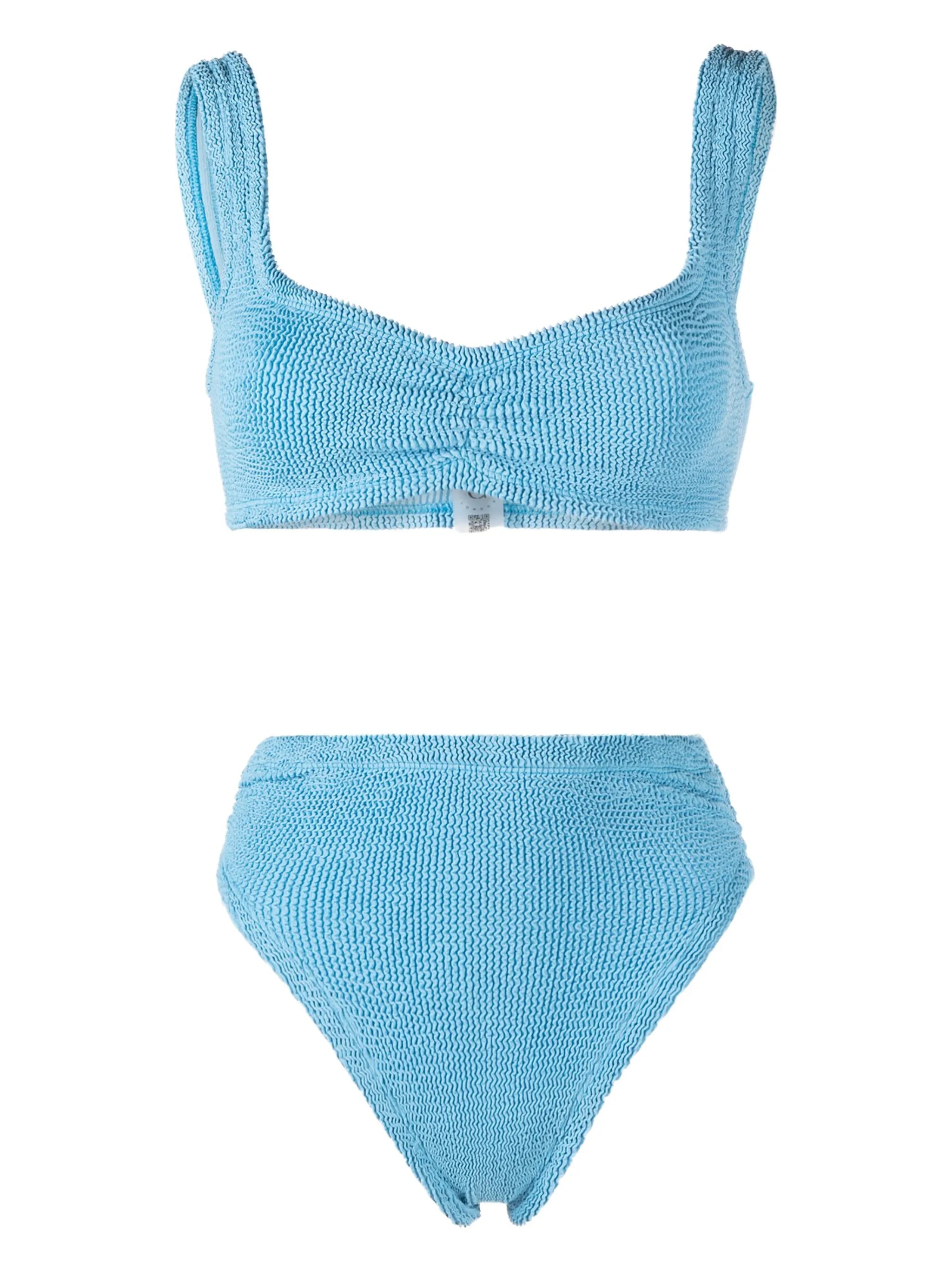 Taylor seersucker-texture bikini