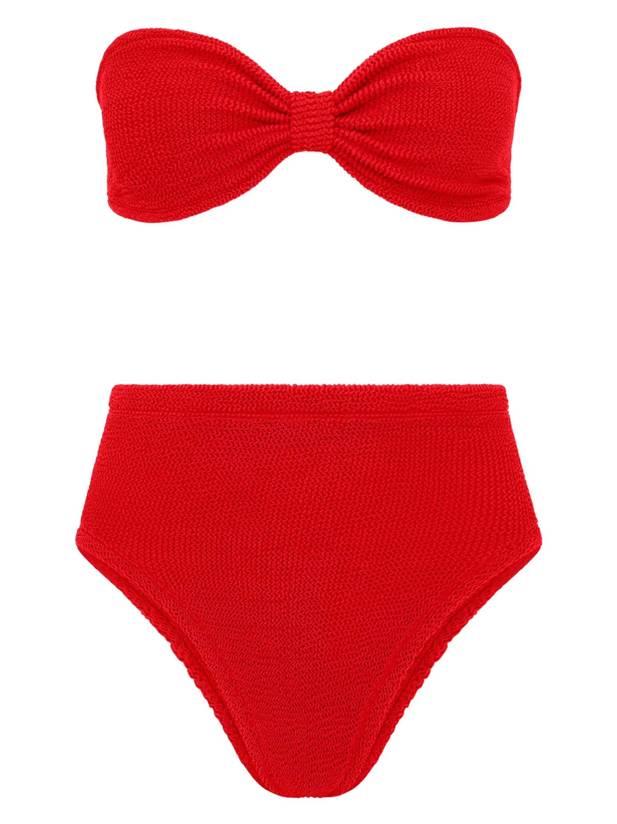 Ruby stretch-design bikini set