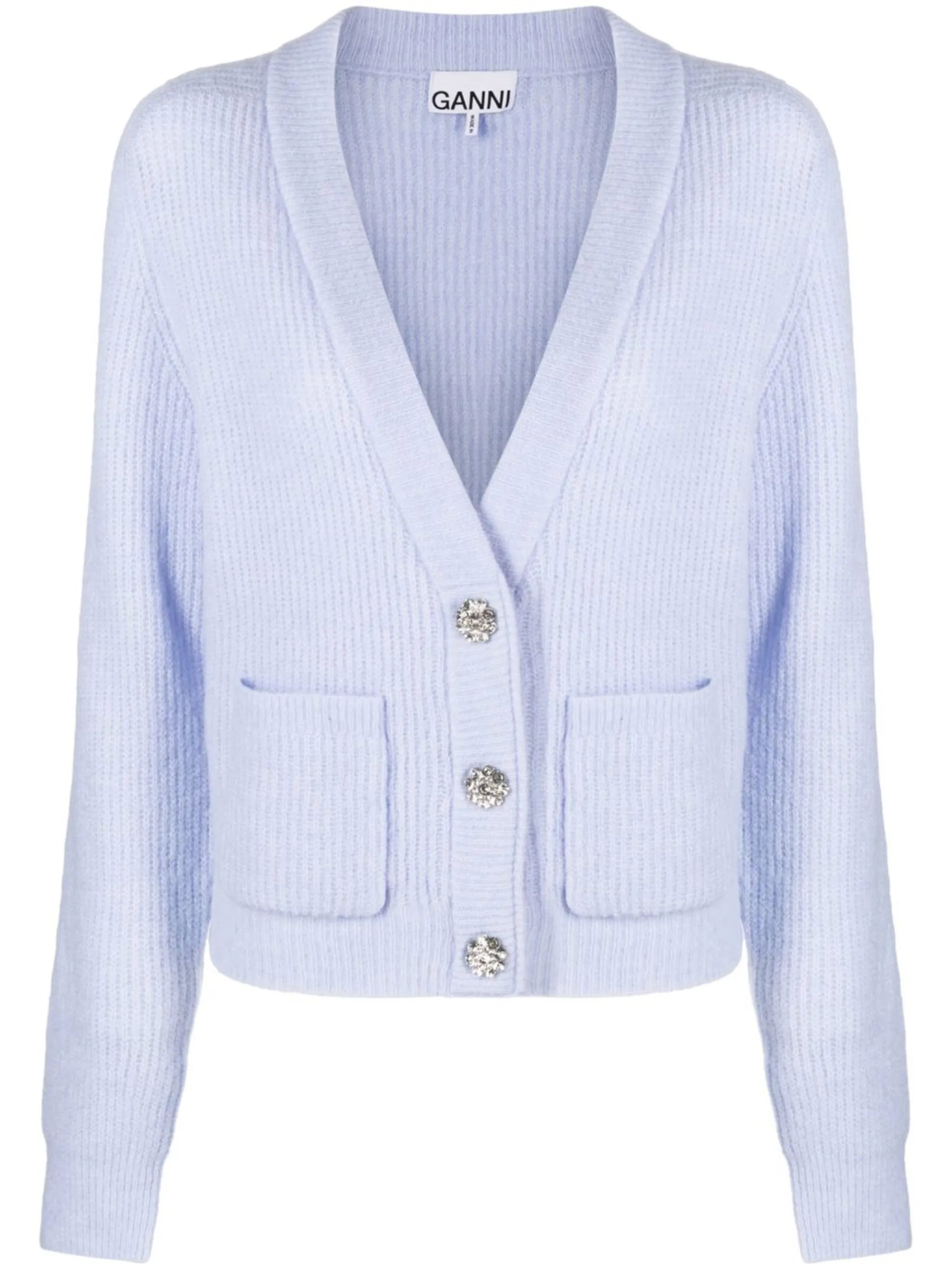 V-neck cardigan
