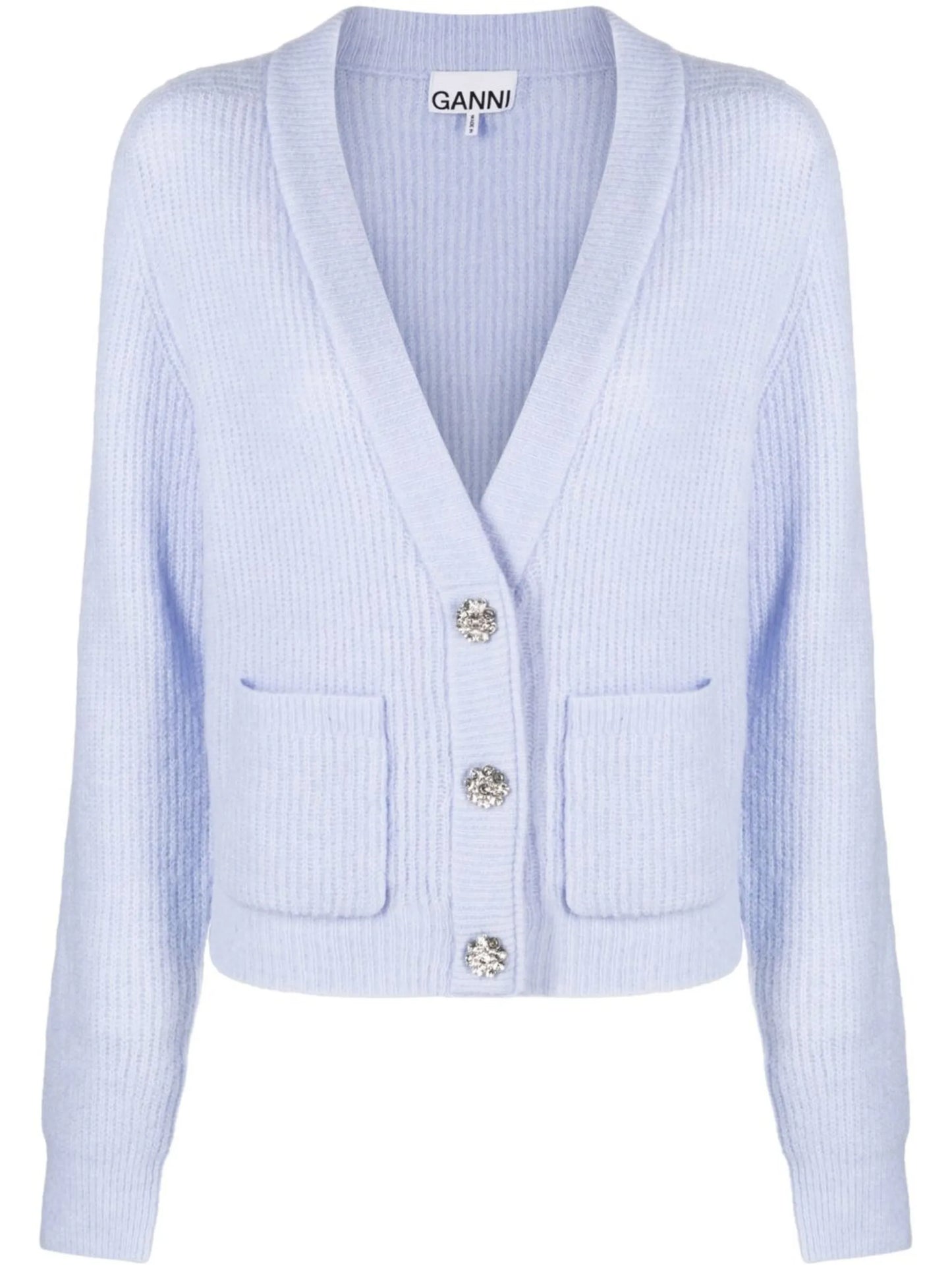 V-neck cardigan