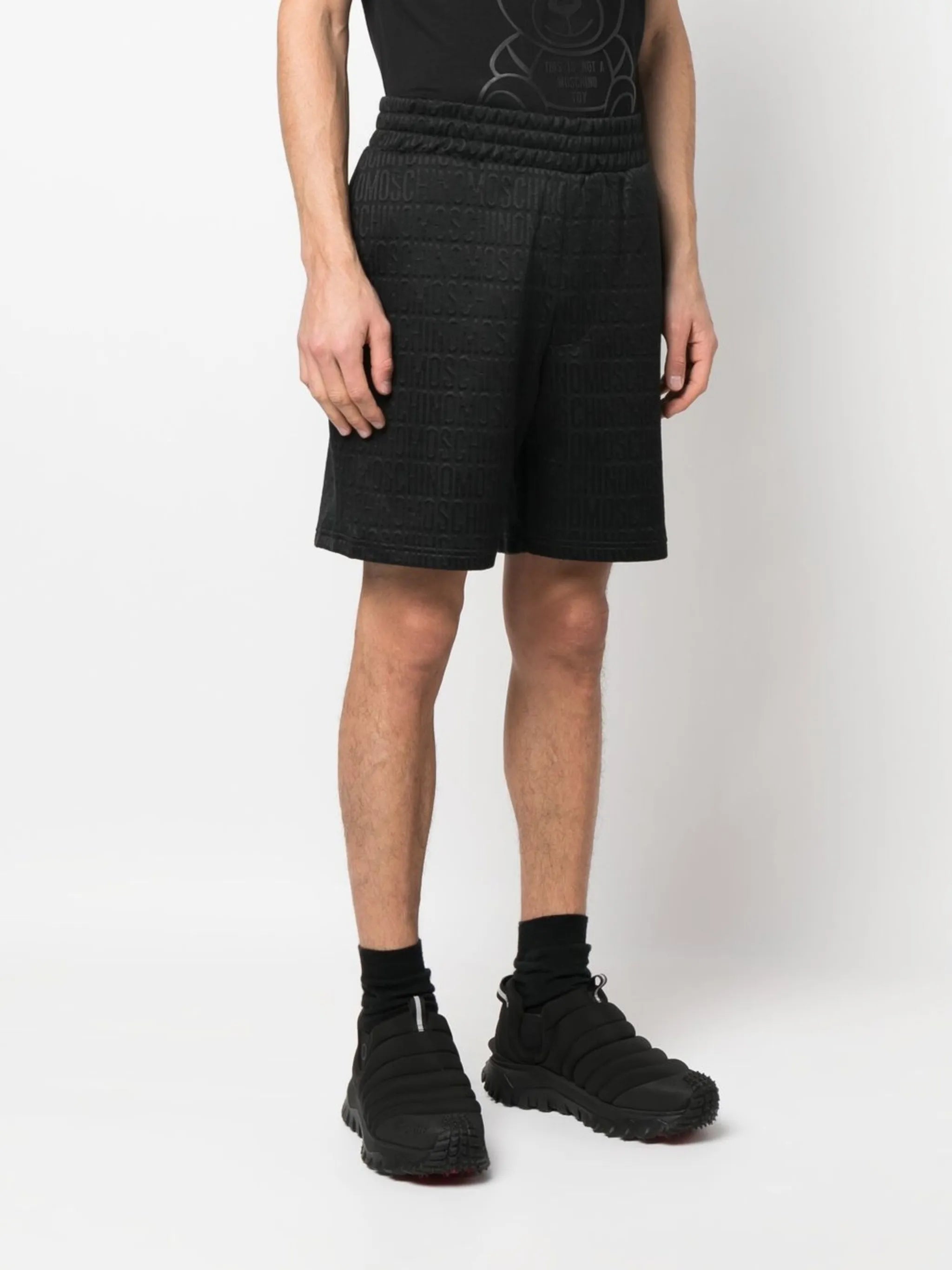 all-over logo-print shorts
