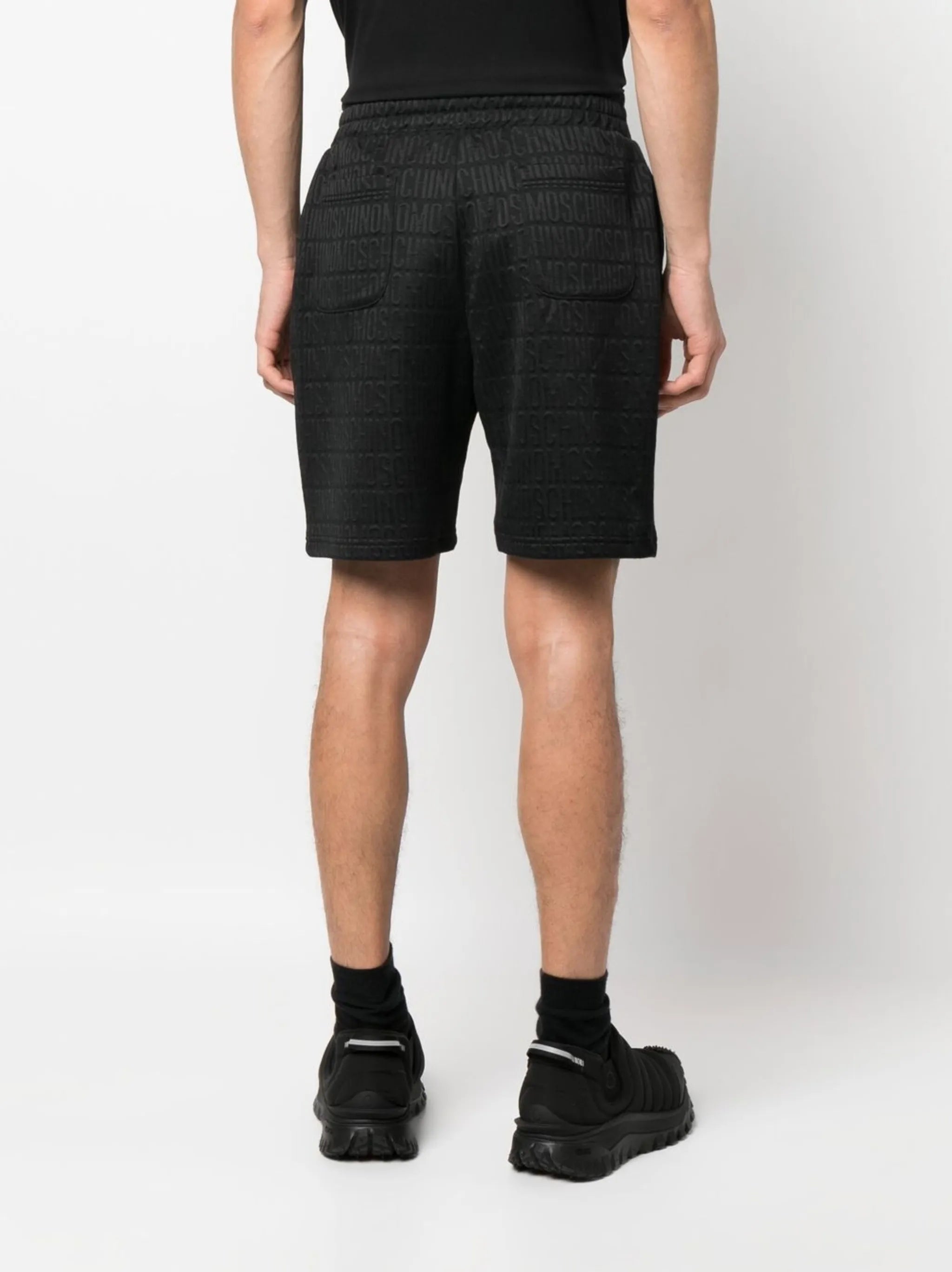 all-over logo-print shorts