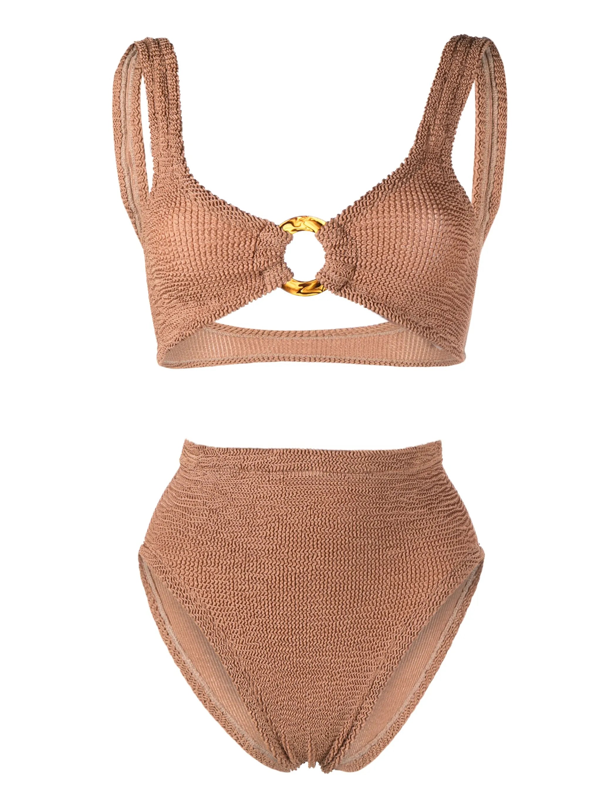 Nadine seersucker bikini set