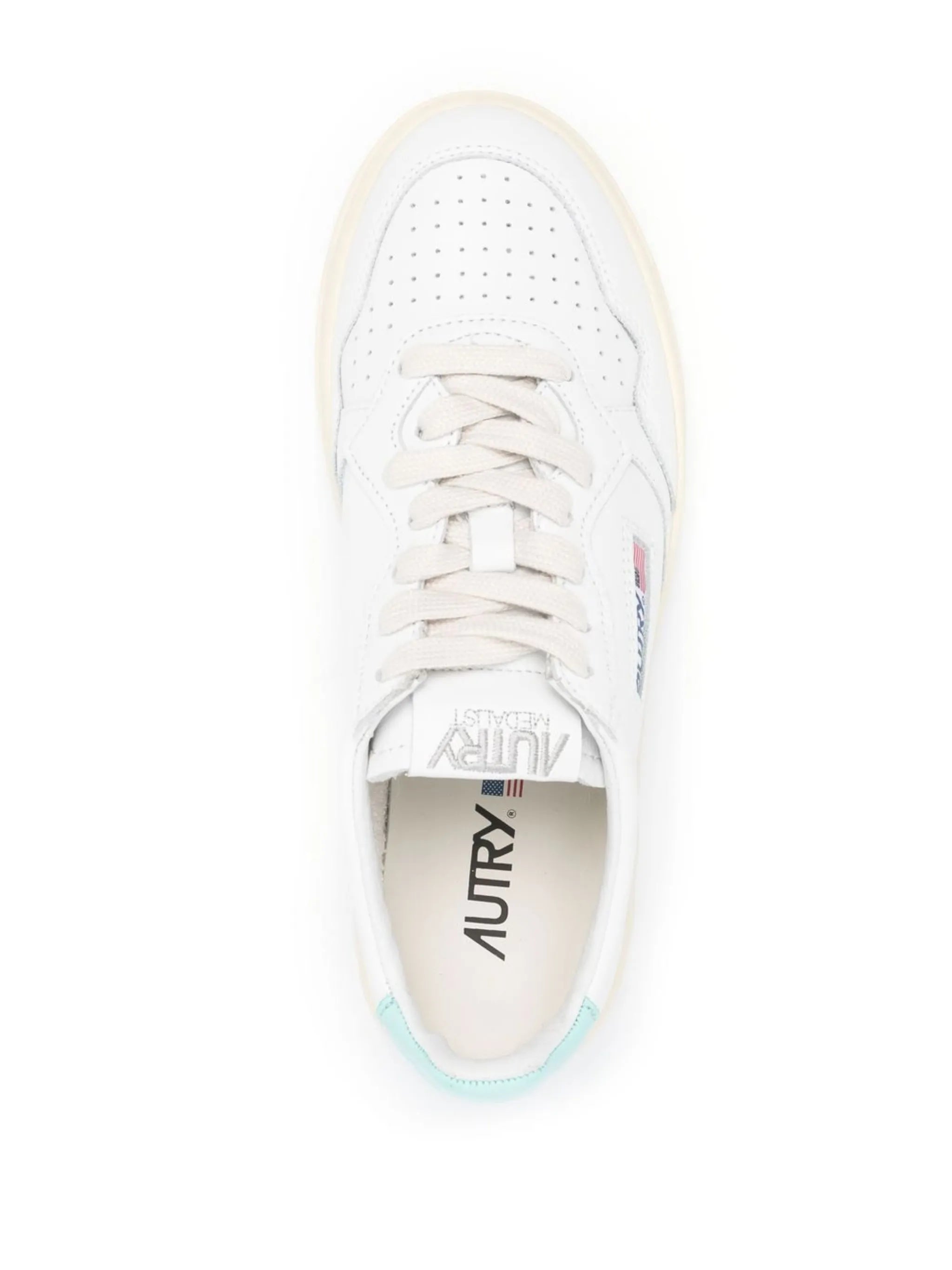 Medalist perforated leather sneakers