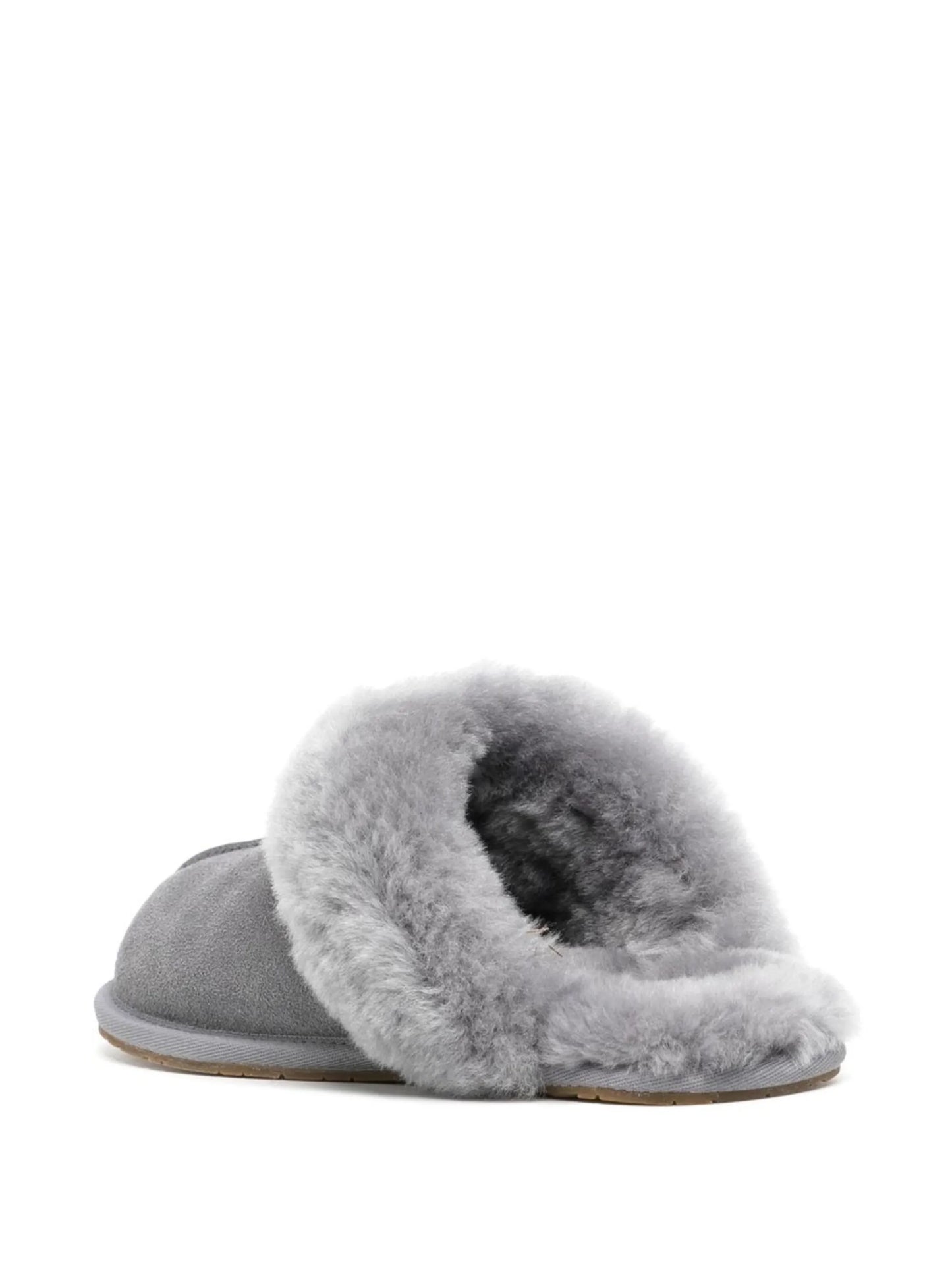 Scuffette II fur-trimmed slippers