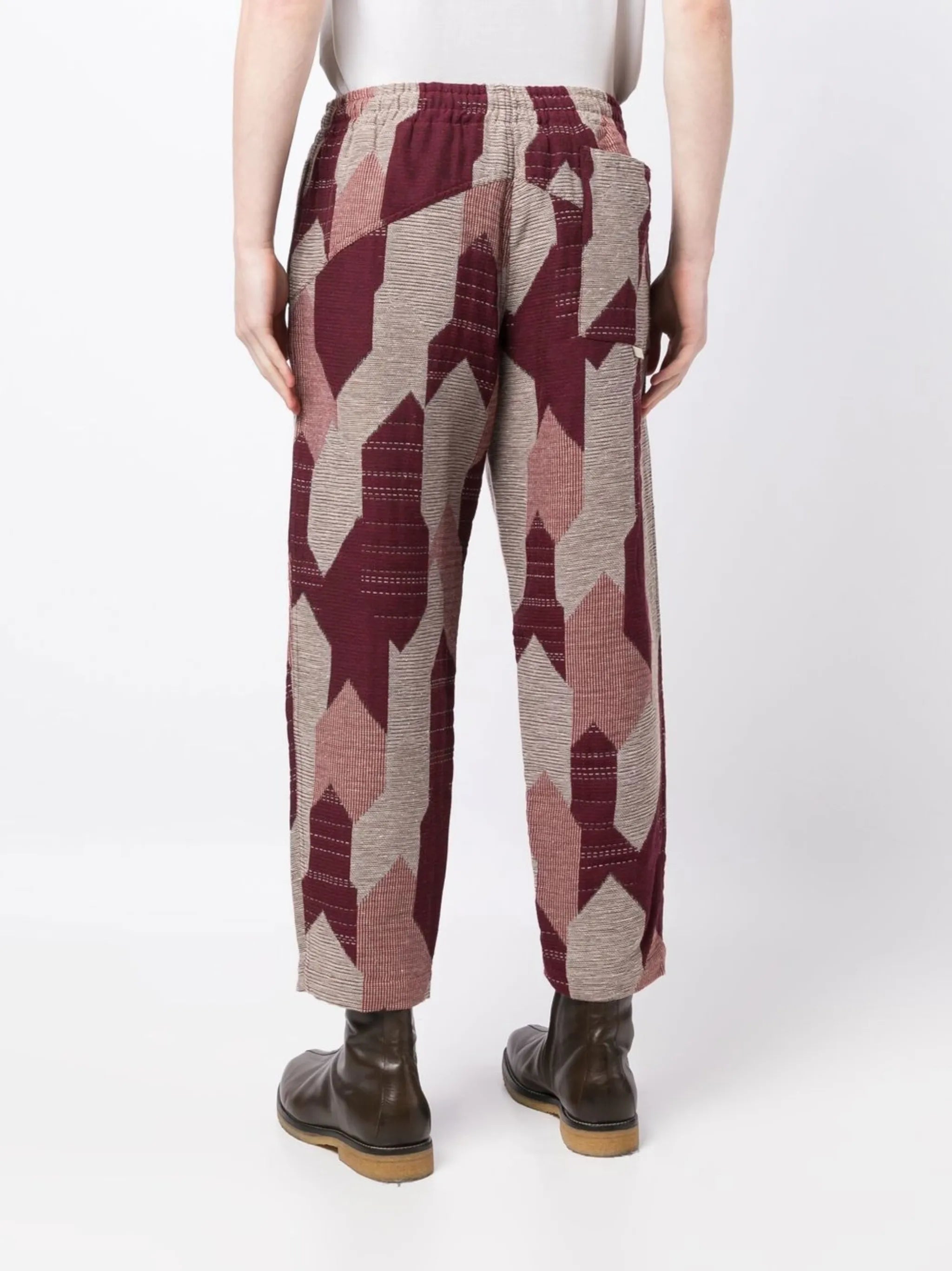 Alva Skate abstract-pattern cropped trousers