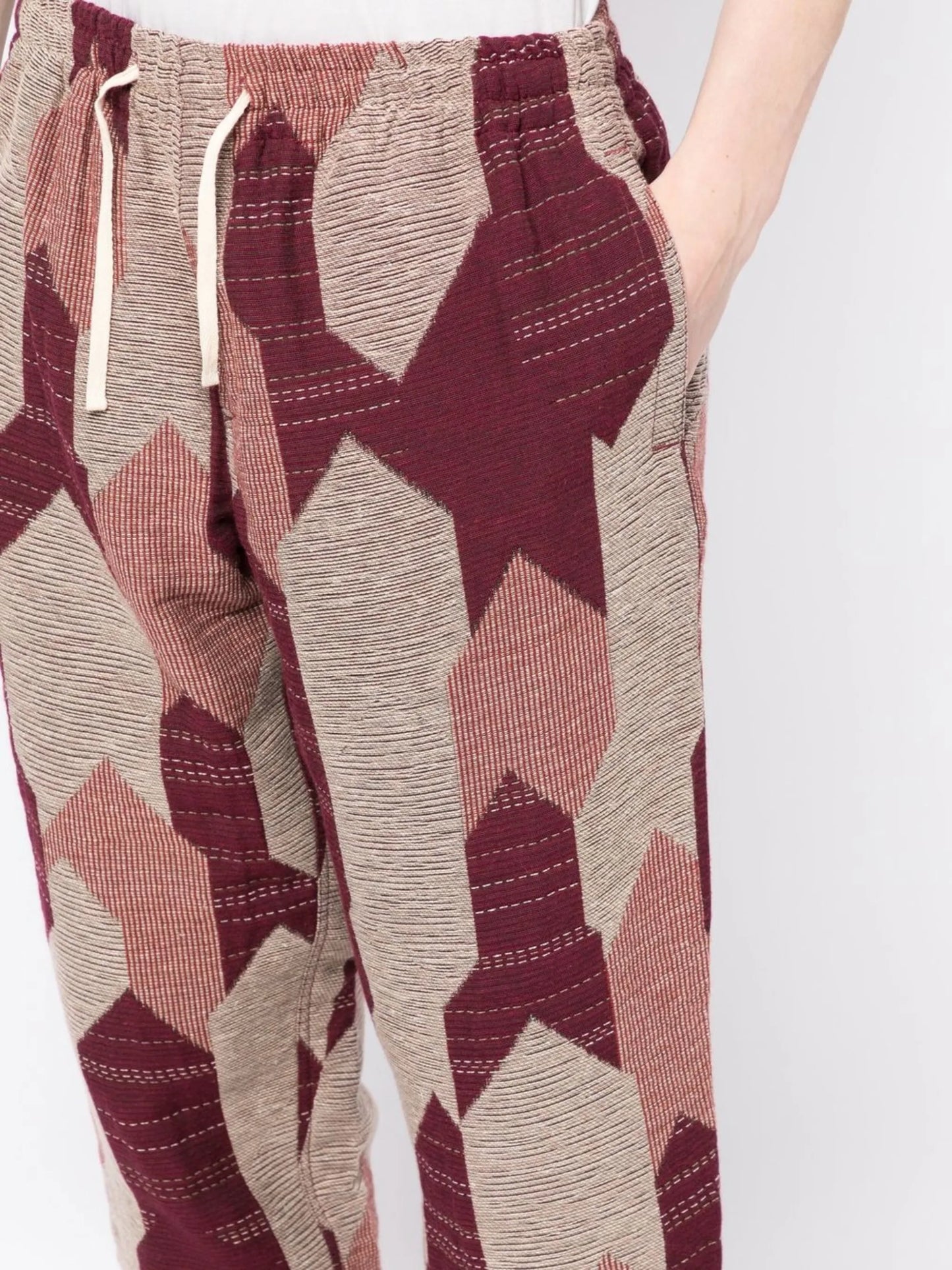 Alva Skate abstract-pattern cropped trousers