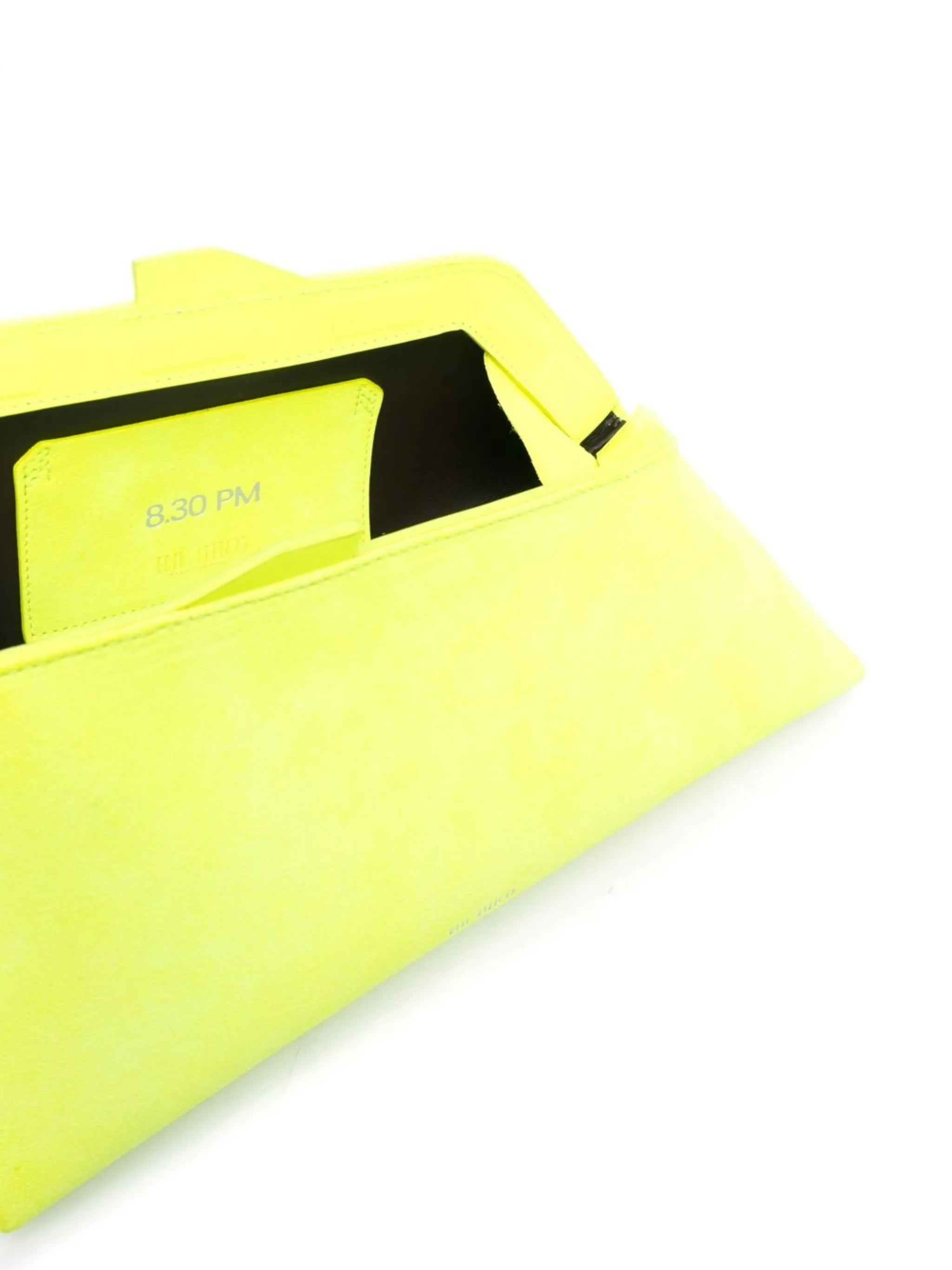 8.30PM suede clutch bag