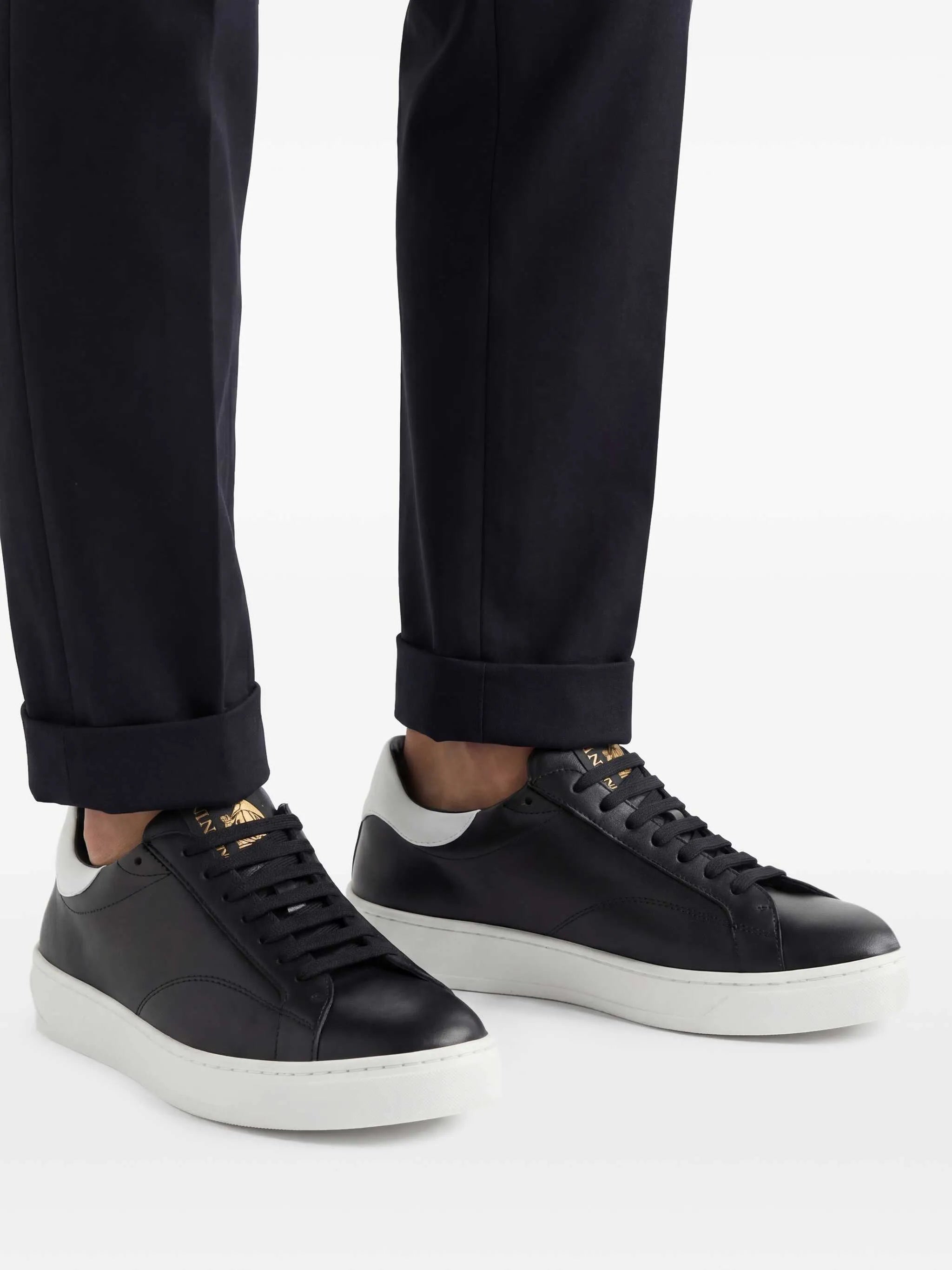DDB0 low-top leather sneakers