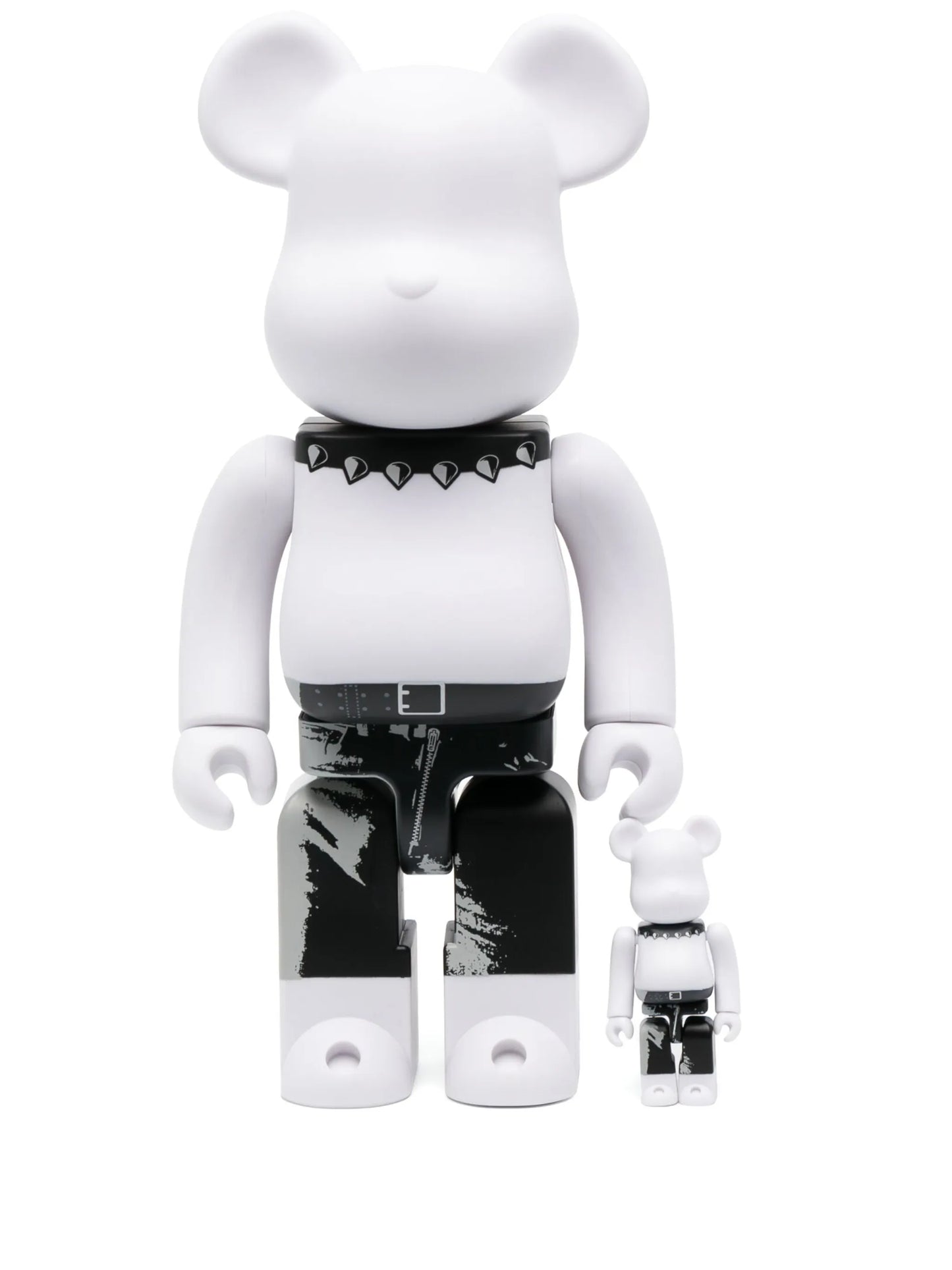 x Andy Warhol x The Rolling Stones "Sticky Fingers" BE@RBRICK 100% and 400% figure set