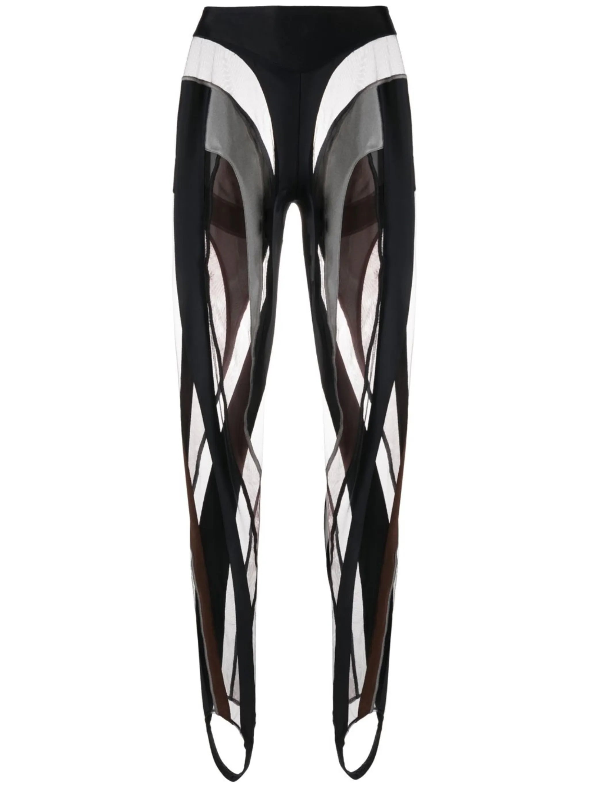 Spiral panelled leggings