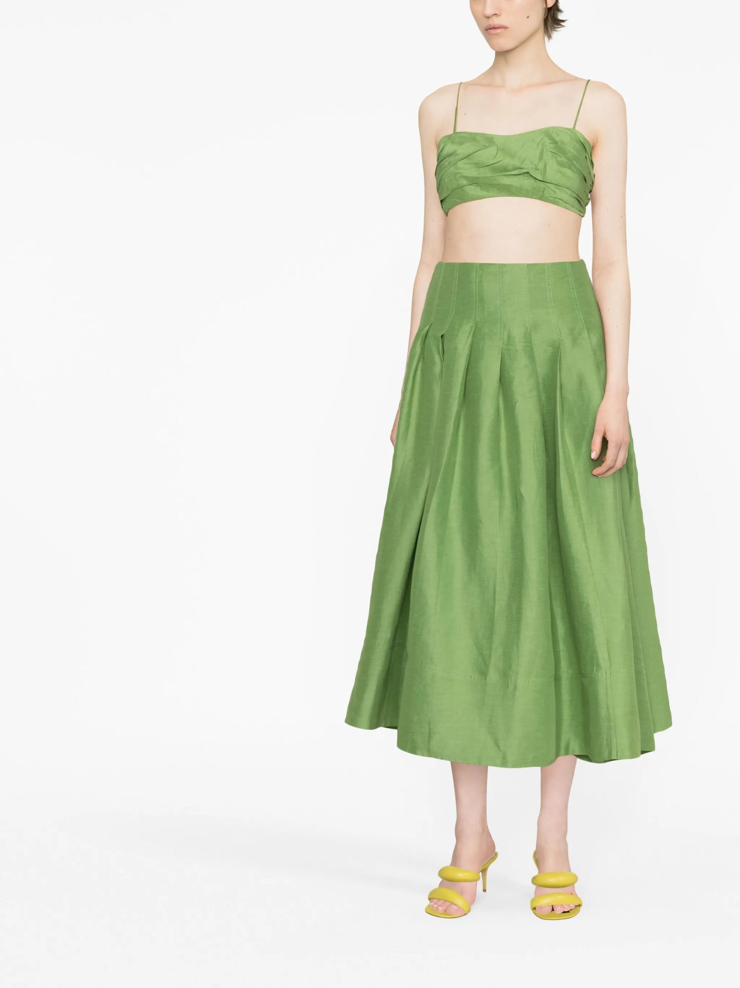 Thea draped crop top