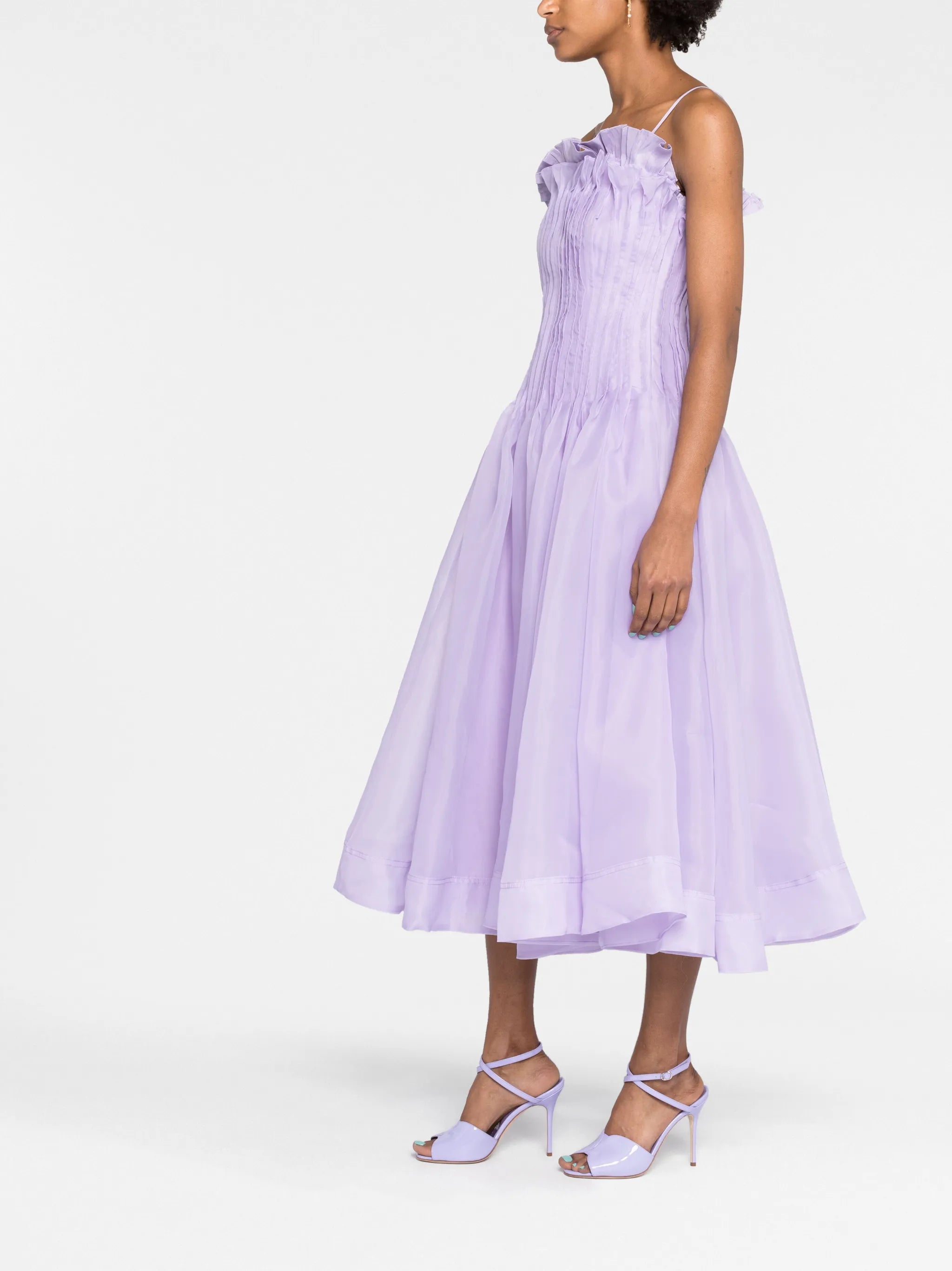 Horizon organza midi dress