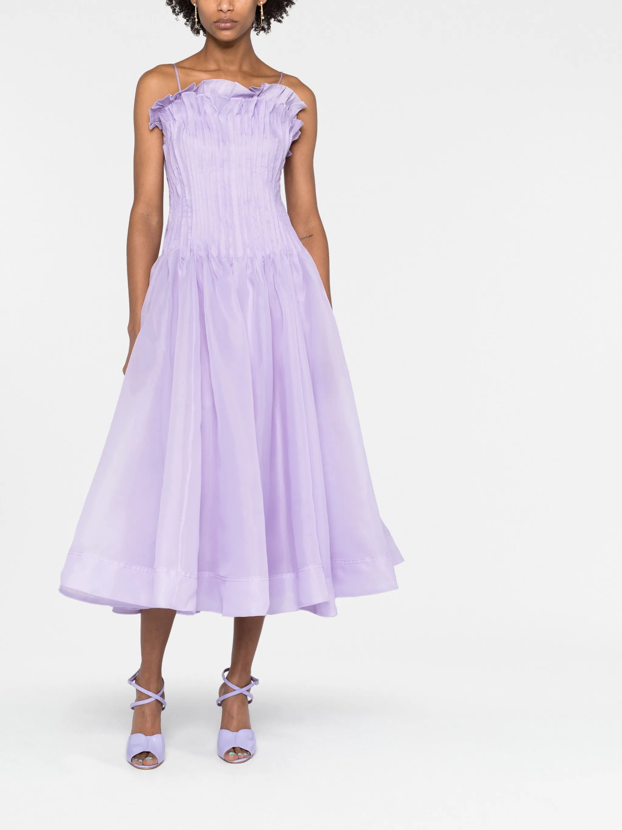 Horizon organza midi dress