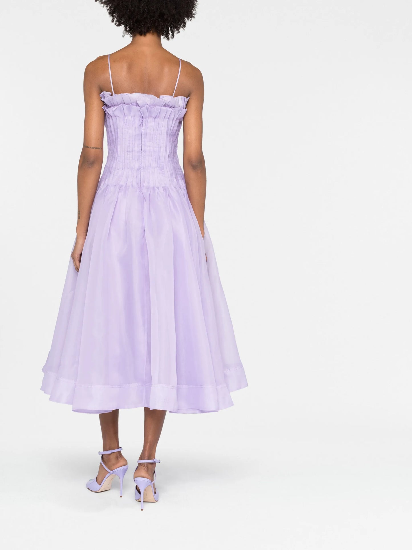 Horizon organza midi dress