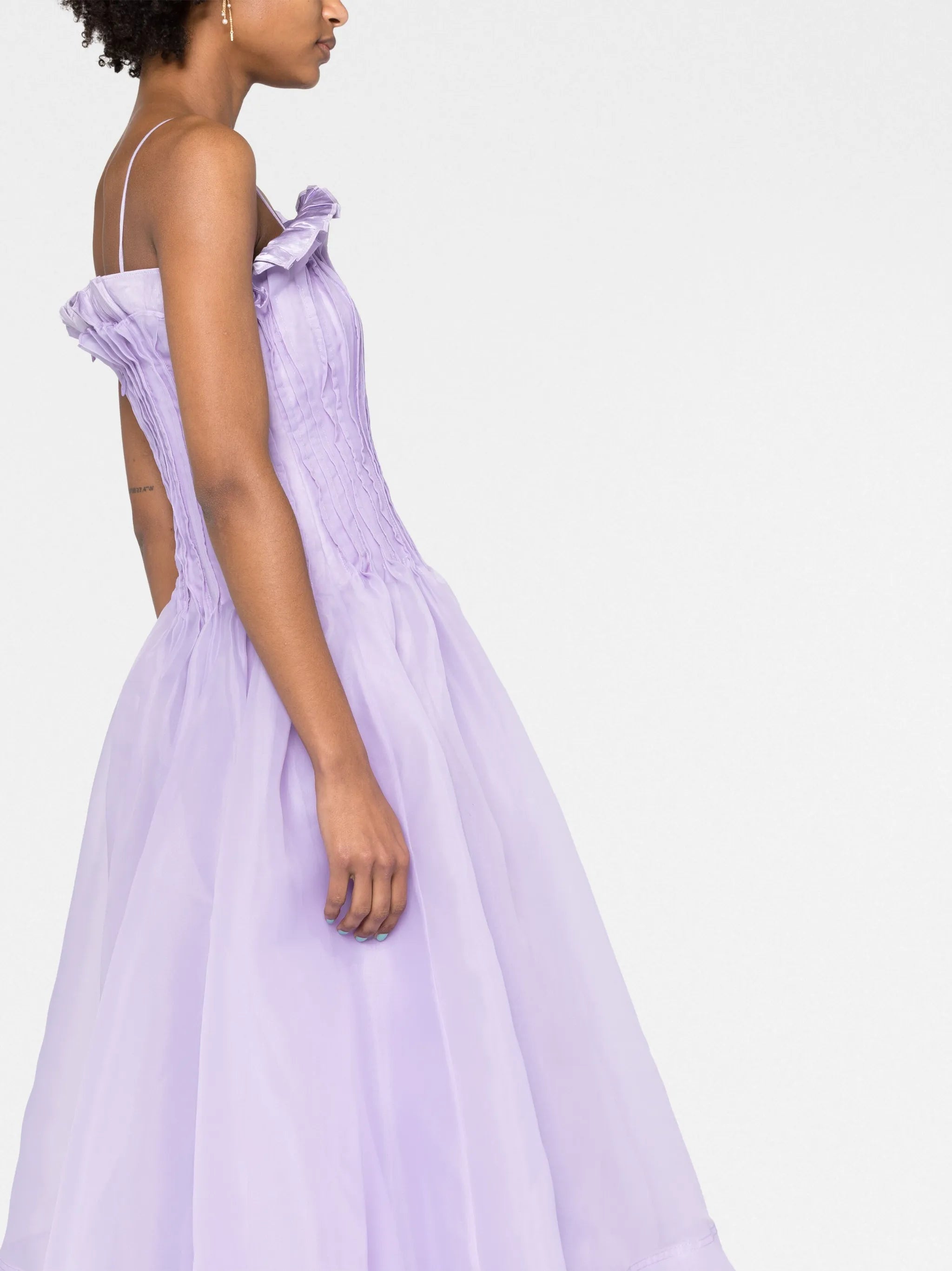 Horizon organza midi dress