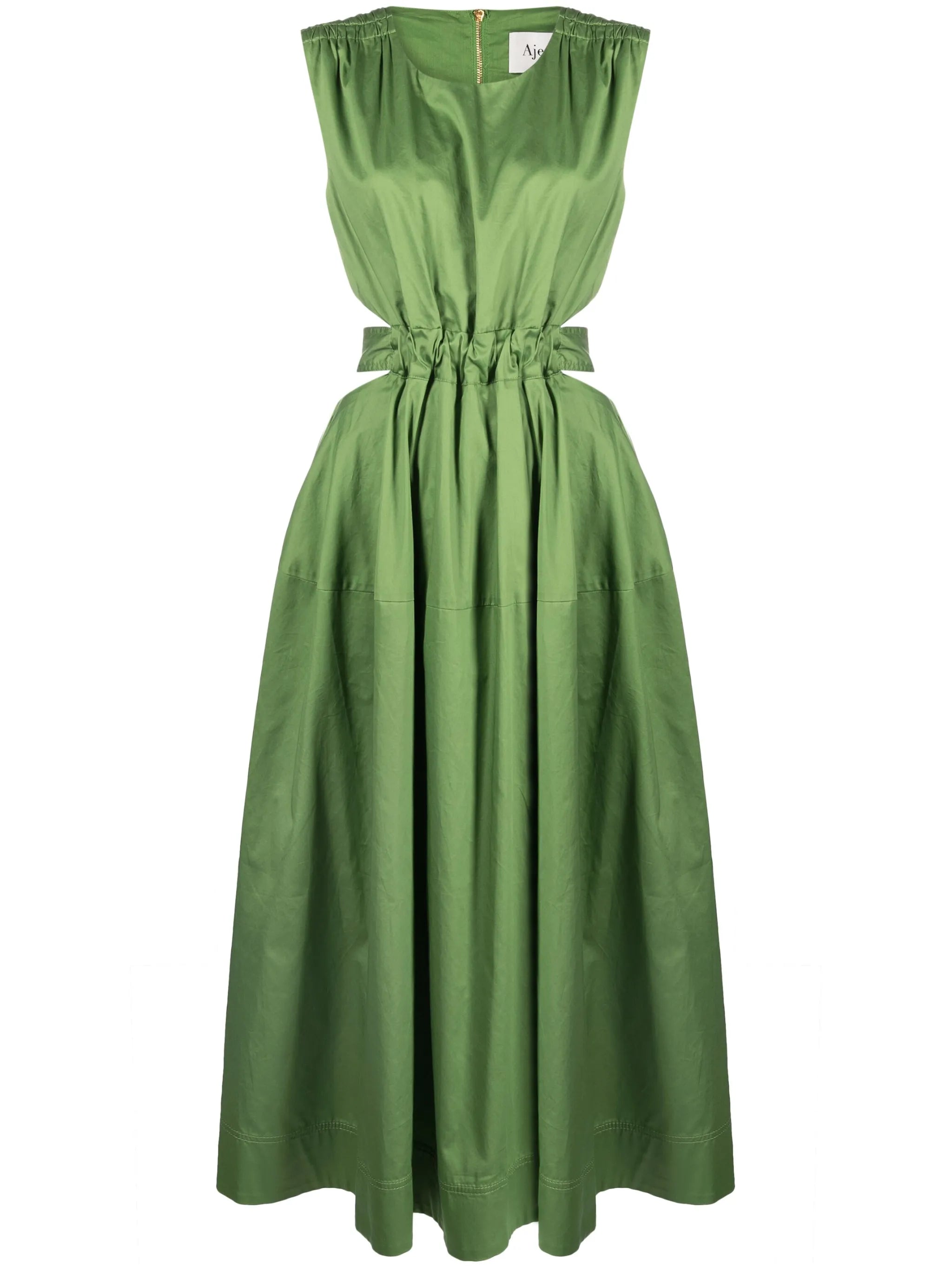 Zorina tie-detail midi dress