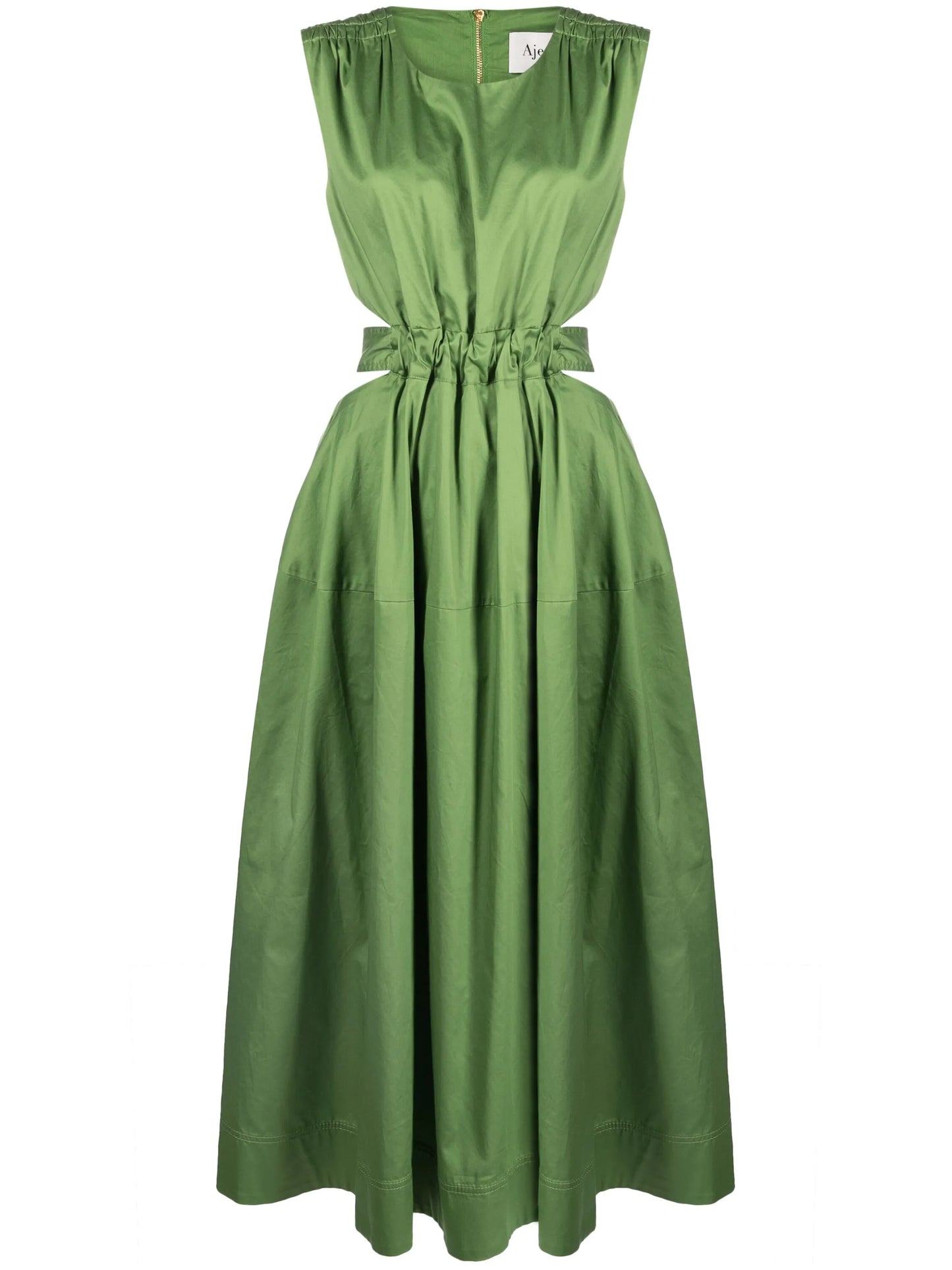 Zorina tie-detail midi dress