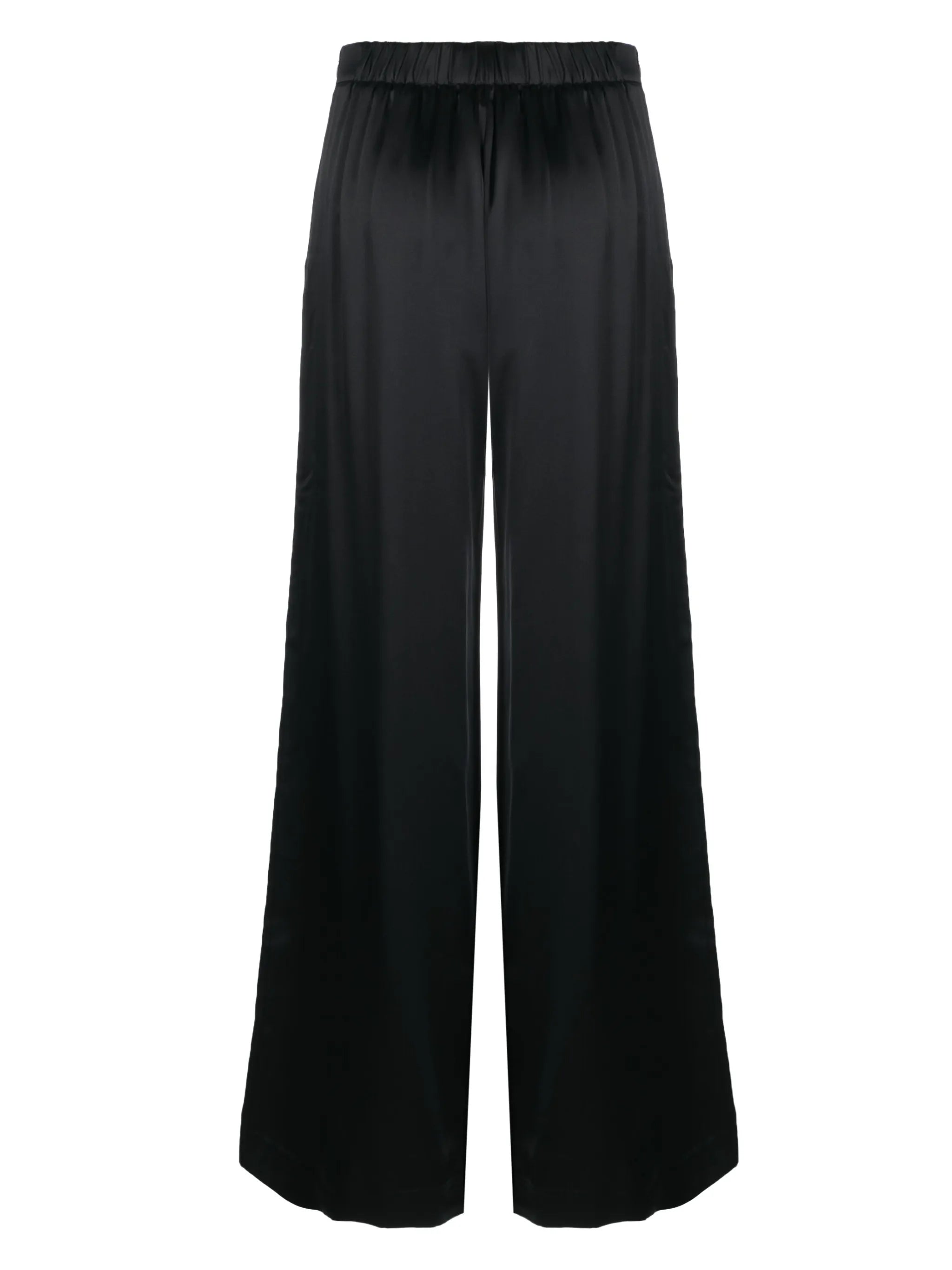 Devon wide-leg silk-satin trousers