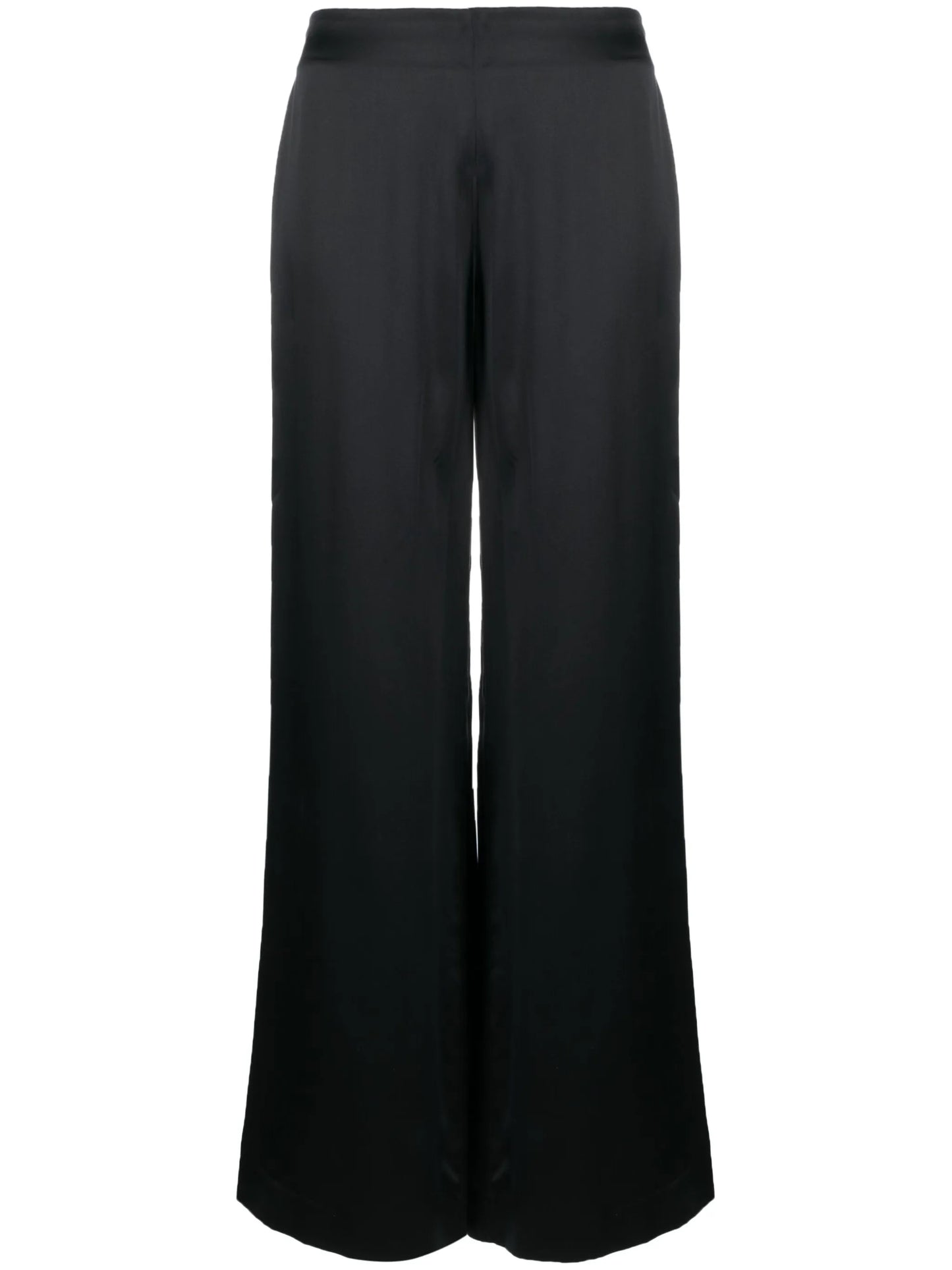 Devon wide-leg silk-satin trousers