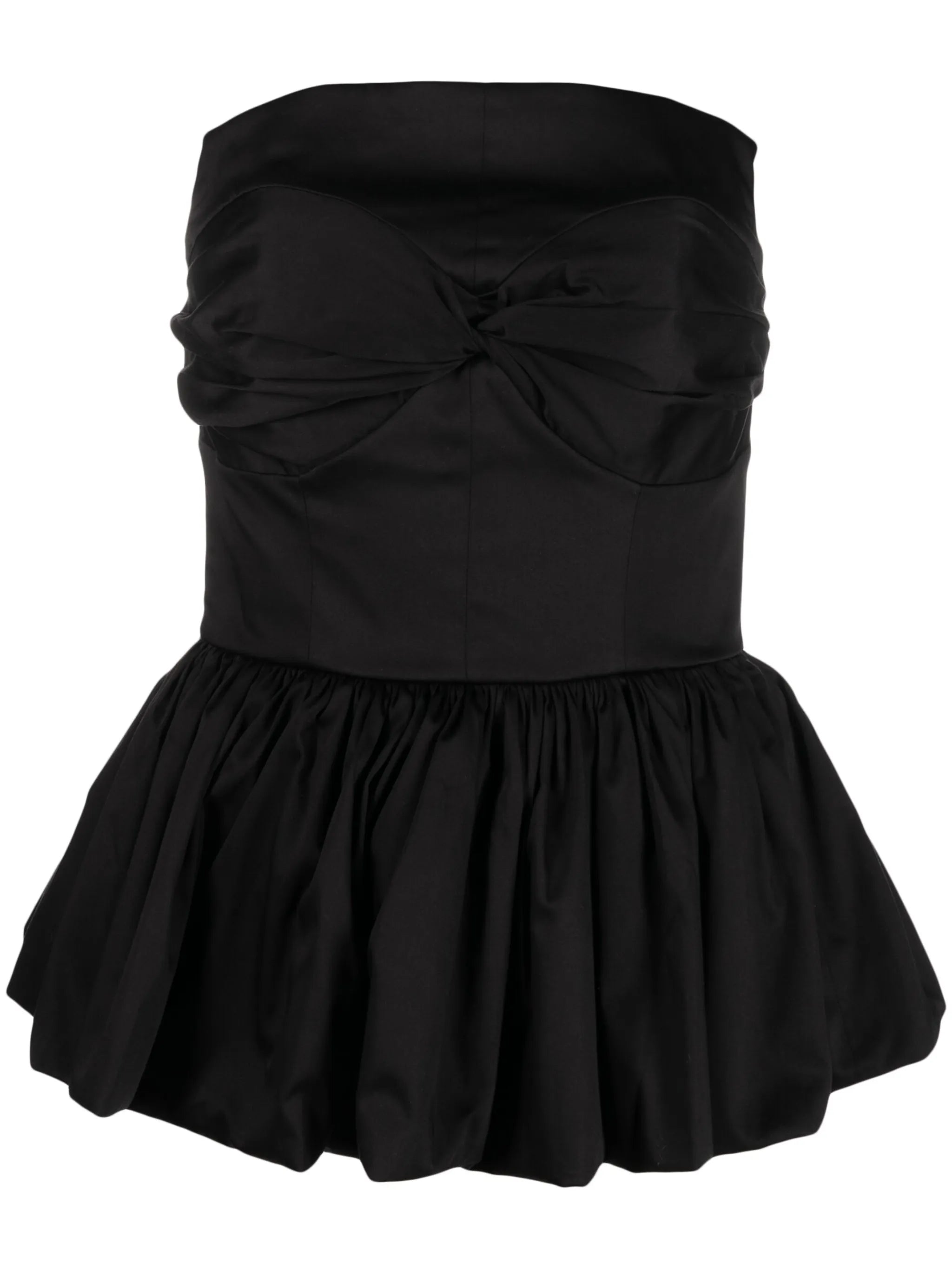 Tamie strapless peplum-hem top