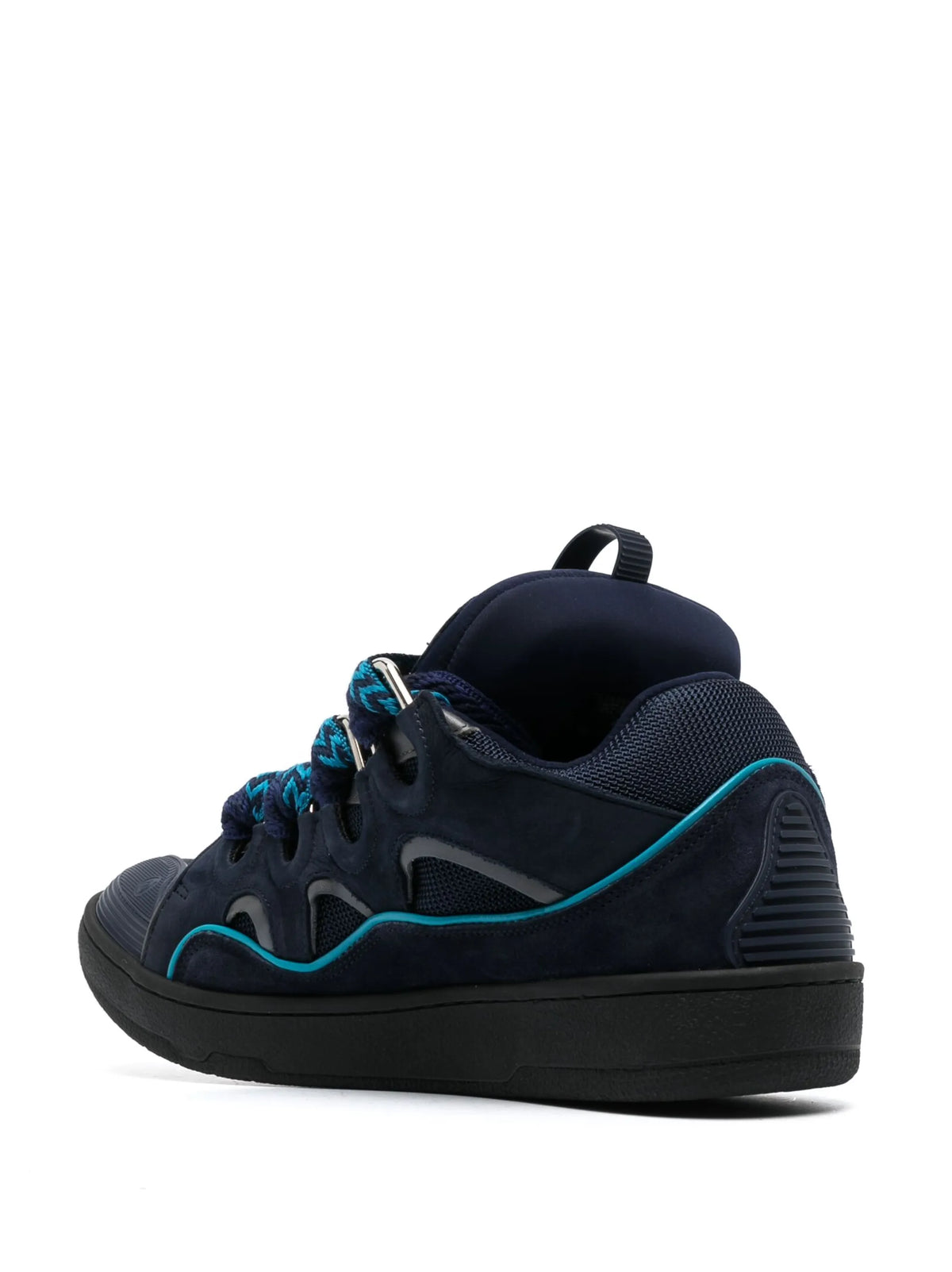 Curb leather sneakers