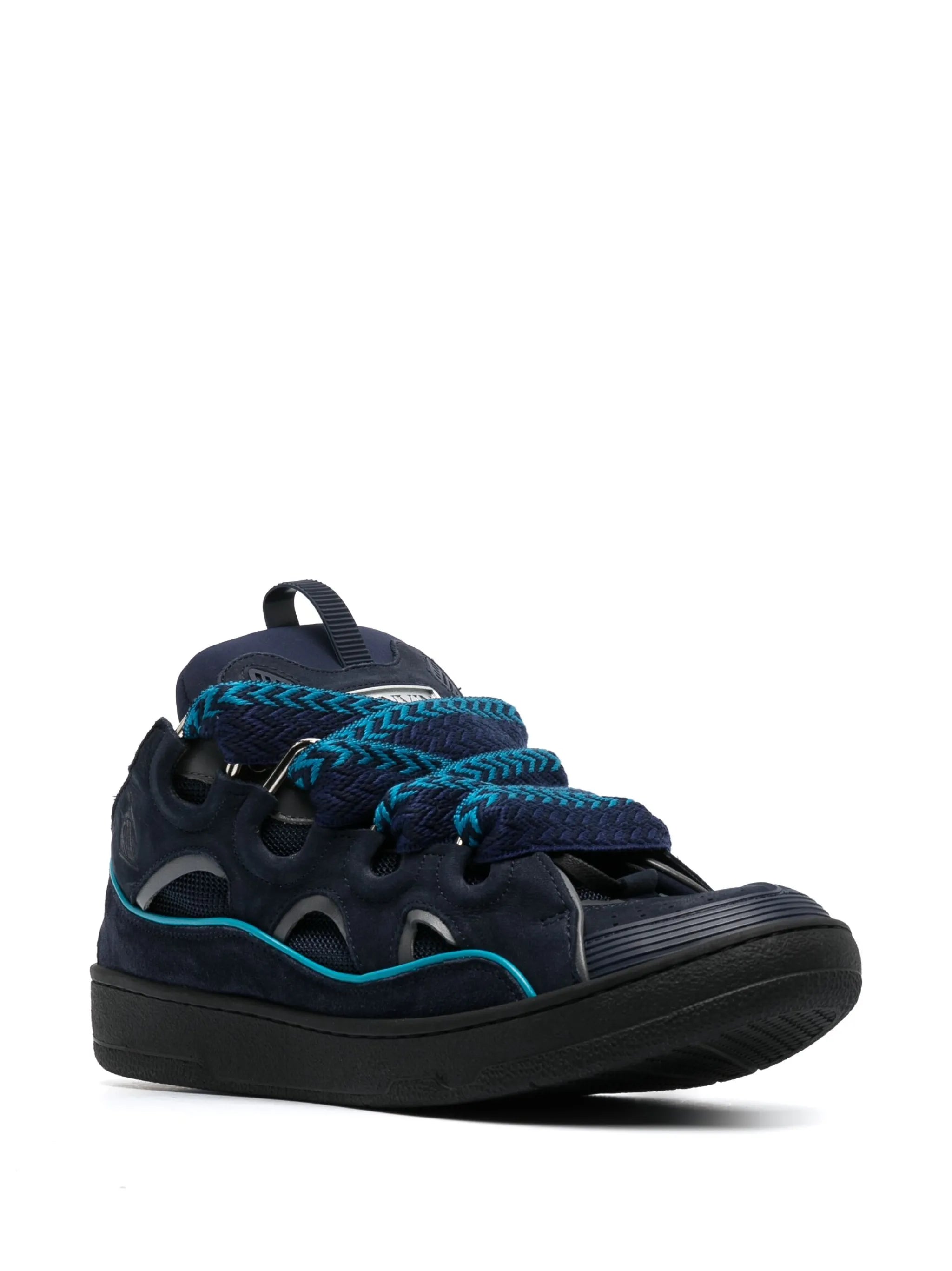 Curb leather sneakers