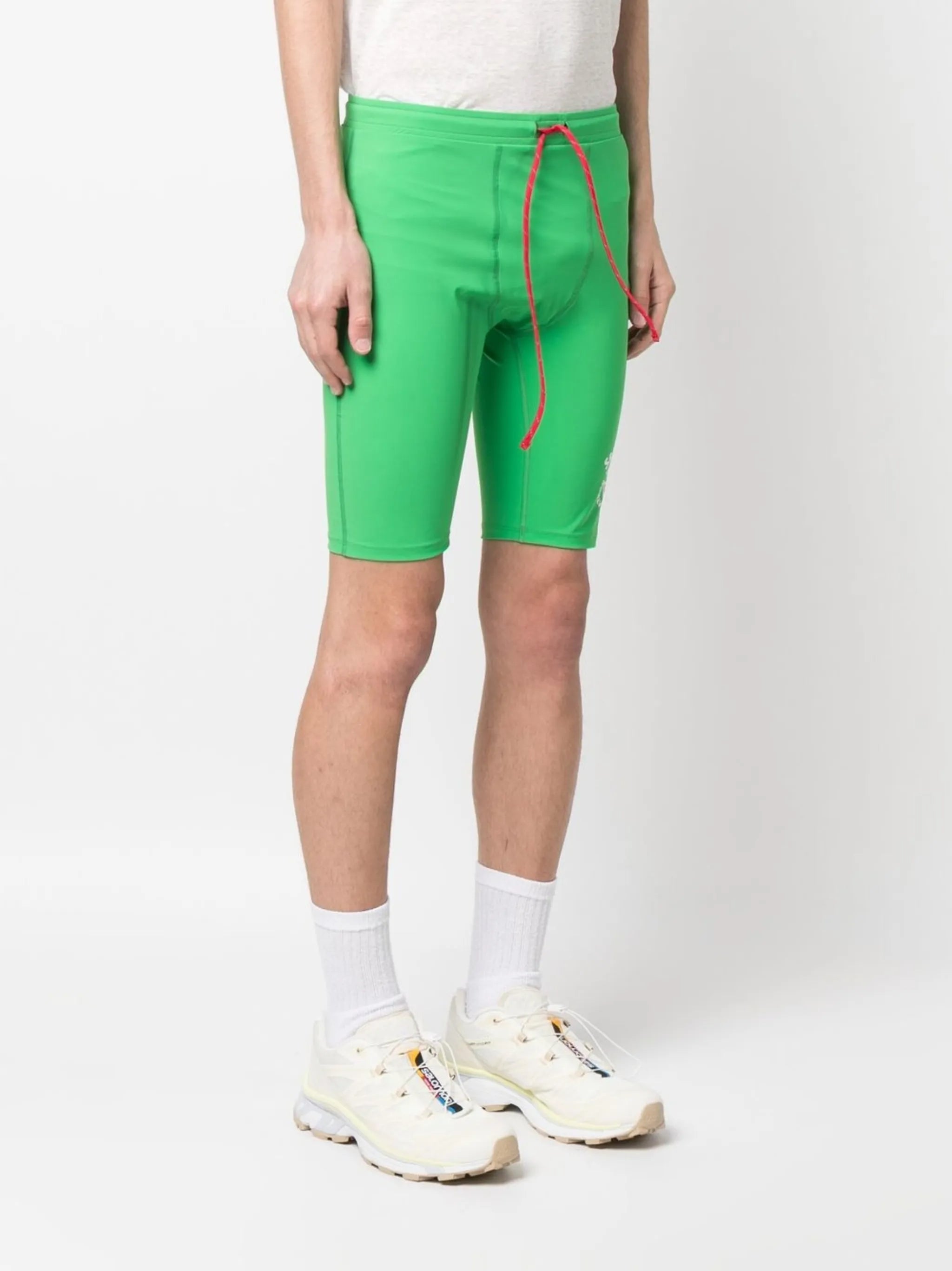 drawstring biking shorts
