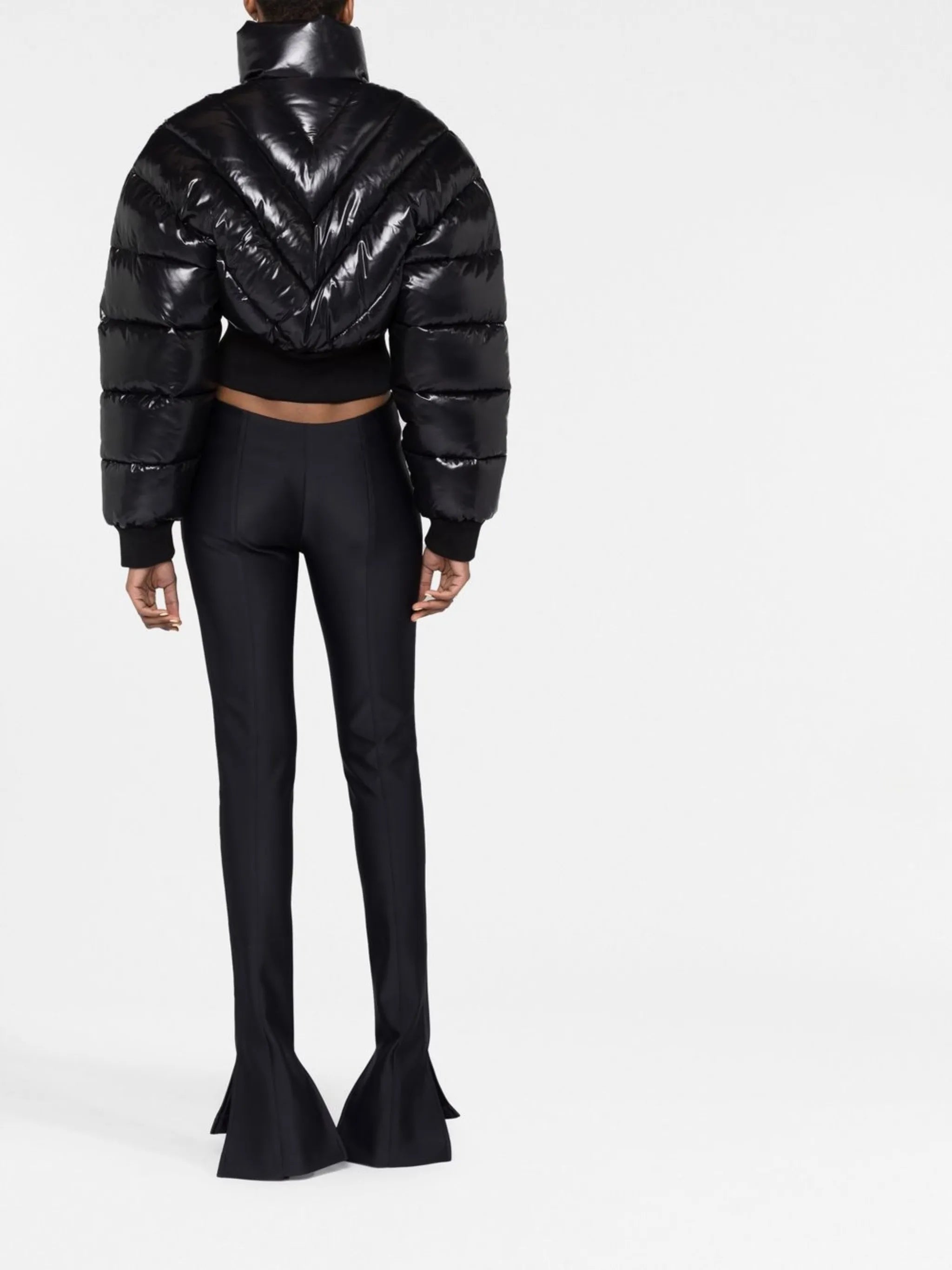 cropped puffer jacket