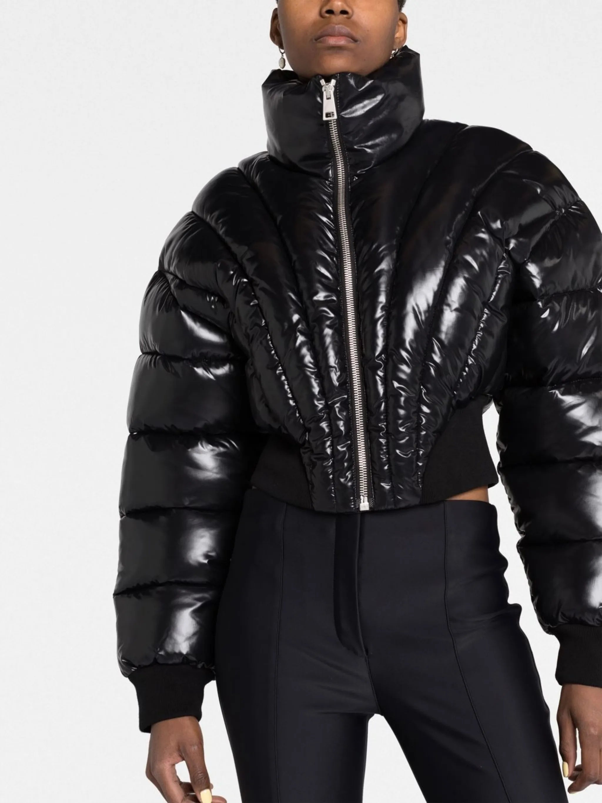 cropped puffer jacket